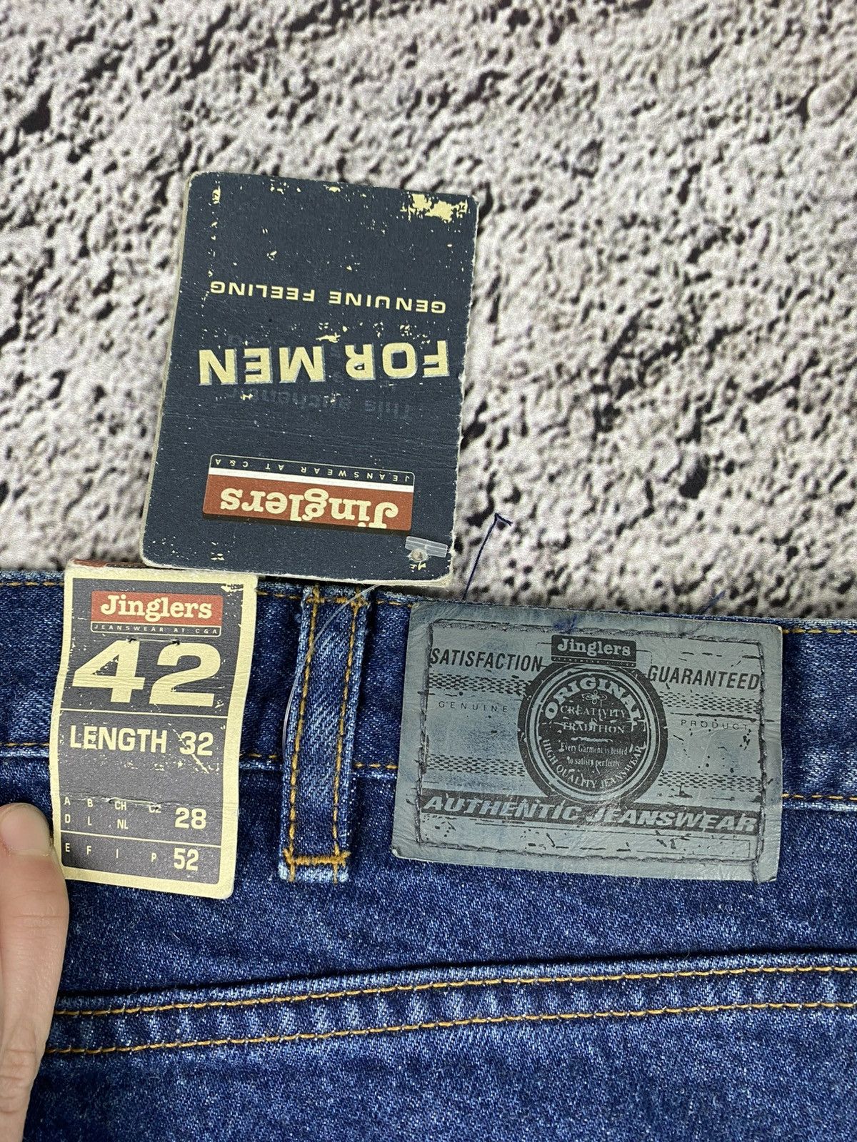 Vintage Vintage Y2K faded wide blue jeans big size streetwear 42 Size US 42 / EU 58 - 6 Thumbnail