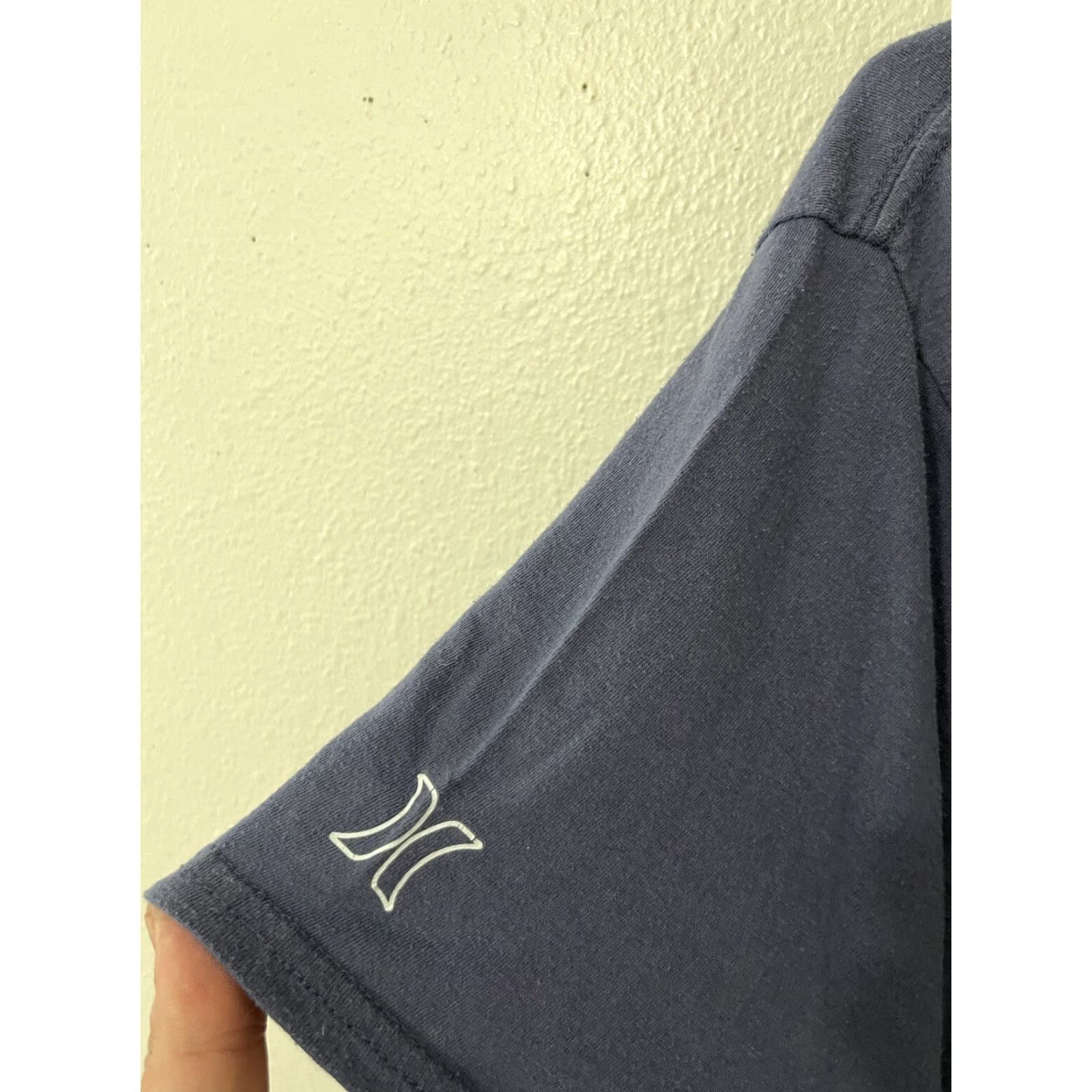 Hurley Hurley T-Shirt Men’s Short Sleeve Logo Tee Crew Neck Blue XL (Regular Fit) - 2010s Cotton Shirt Size US XL / EU 56 / 4 - 4 Thumbnail