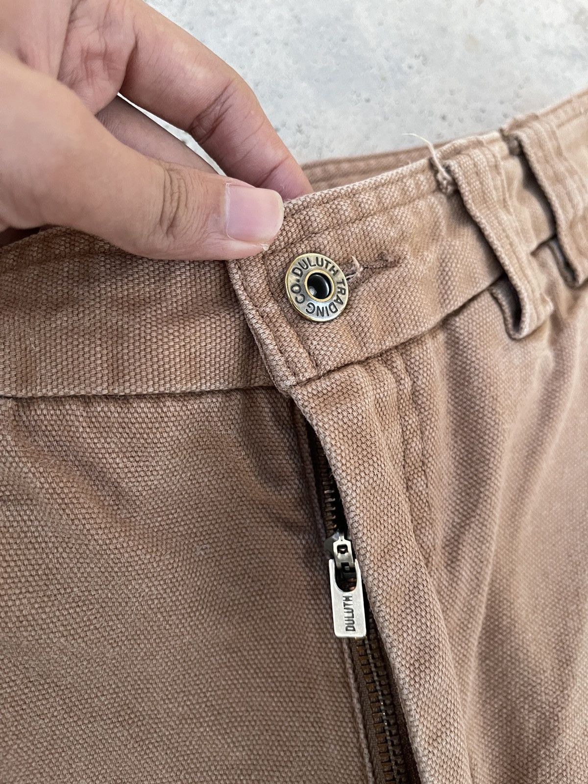 Carhartt × Duluth Trading Company × Vintage Vintage Sunfaded Duluth Trading Company Cargo Pants Size US 34 / EU 50 - 9 Thumbnail