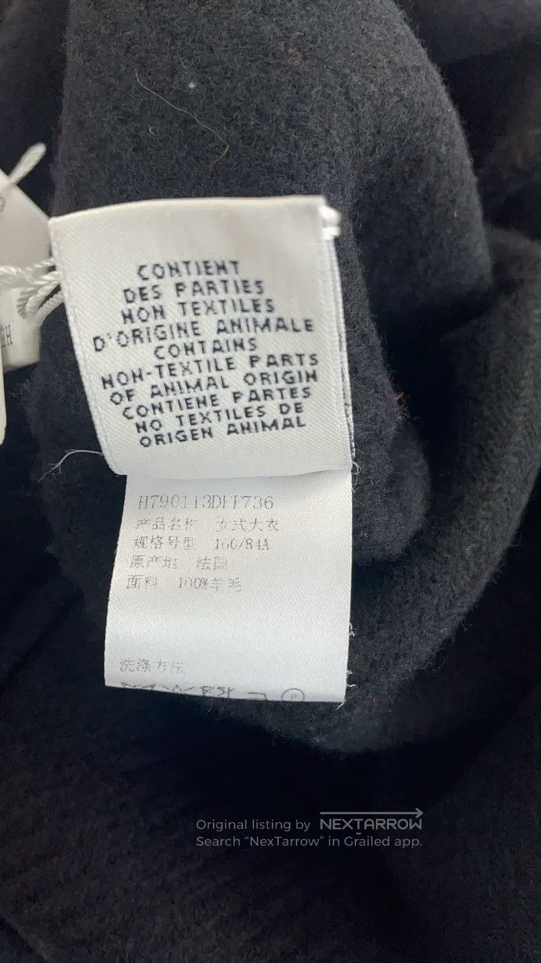 Hermes Hermes Black Lapel Wool Coat Size XS / US 0-2 / IT 36-38 - 5 Thumbnail
