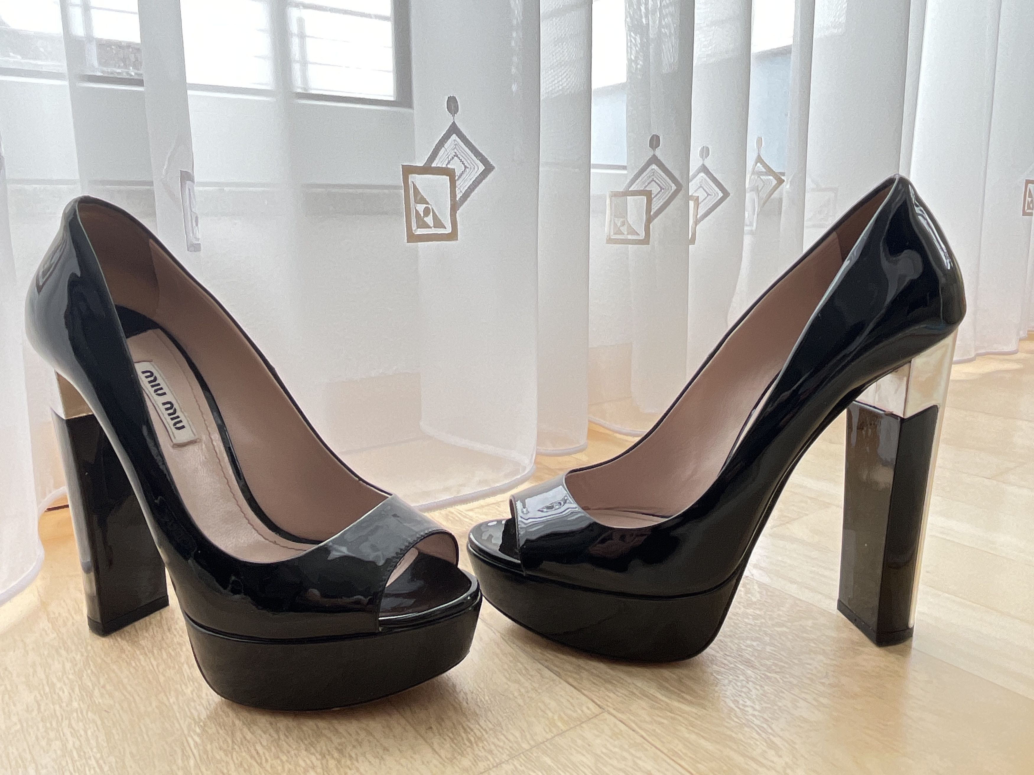 Miu Miu Miu Miu peeptoes Size US 7 / IT 37 - 12 Thumbnail