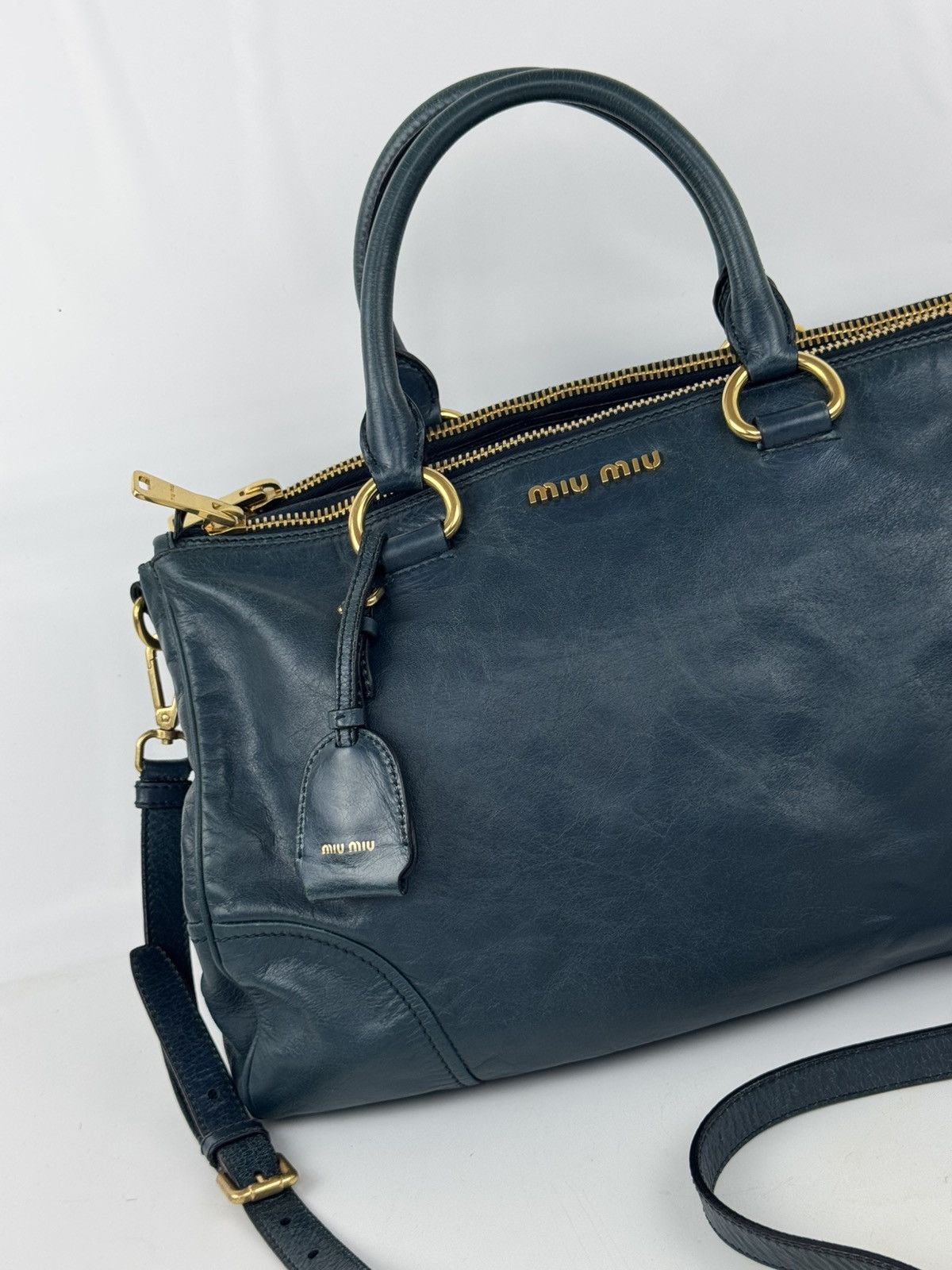 Miu Miu Miu Miu Vitello shine tote bag Size ONE SIZE - 3 Thumbnail