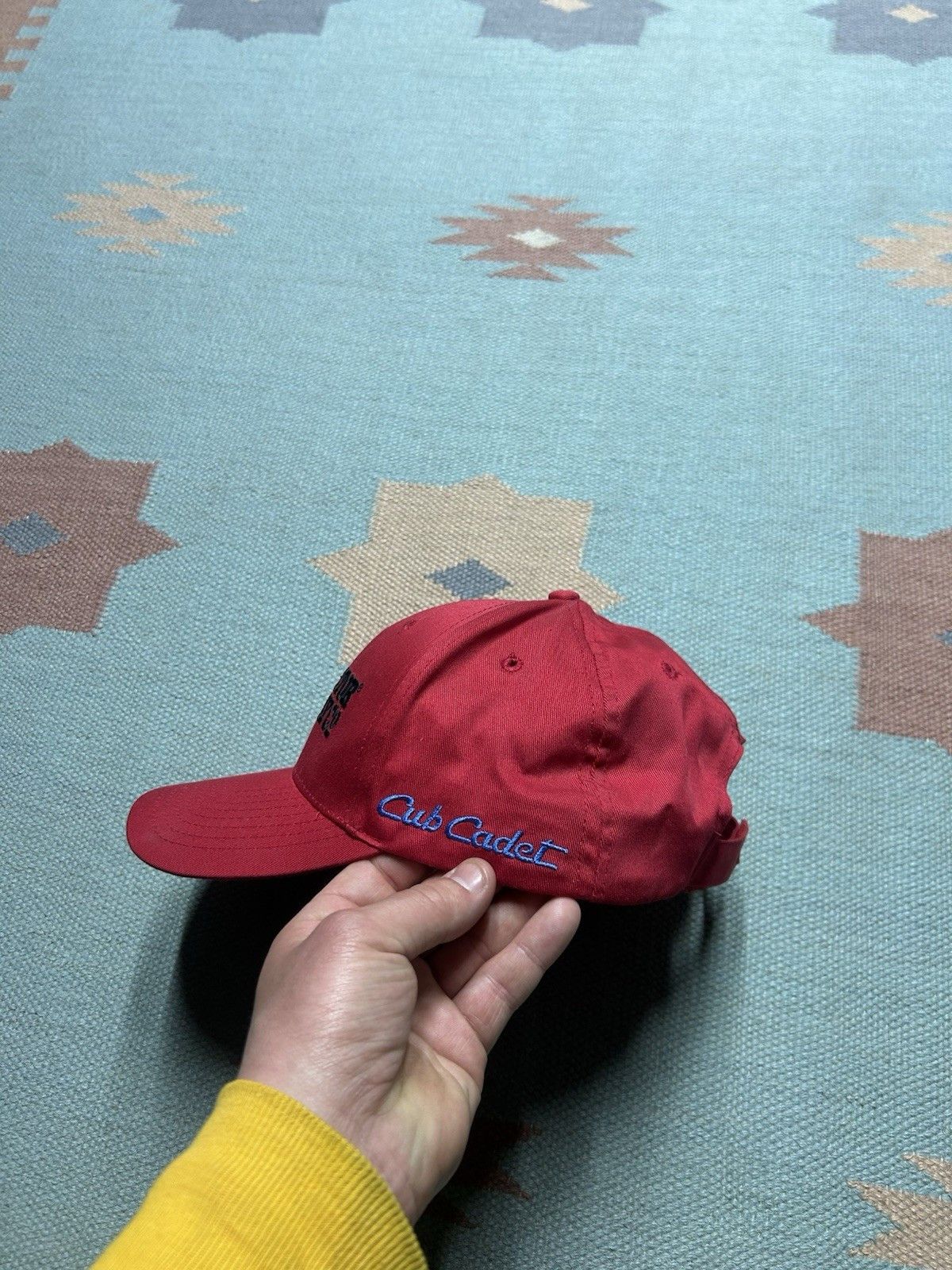 Vintage Tractor supply co strapback hat Huskee Cub Cadet farm TSC Size ONE SIZE - 5 Thumbnail