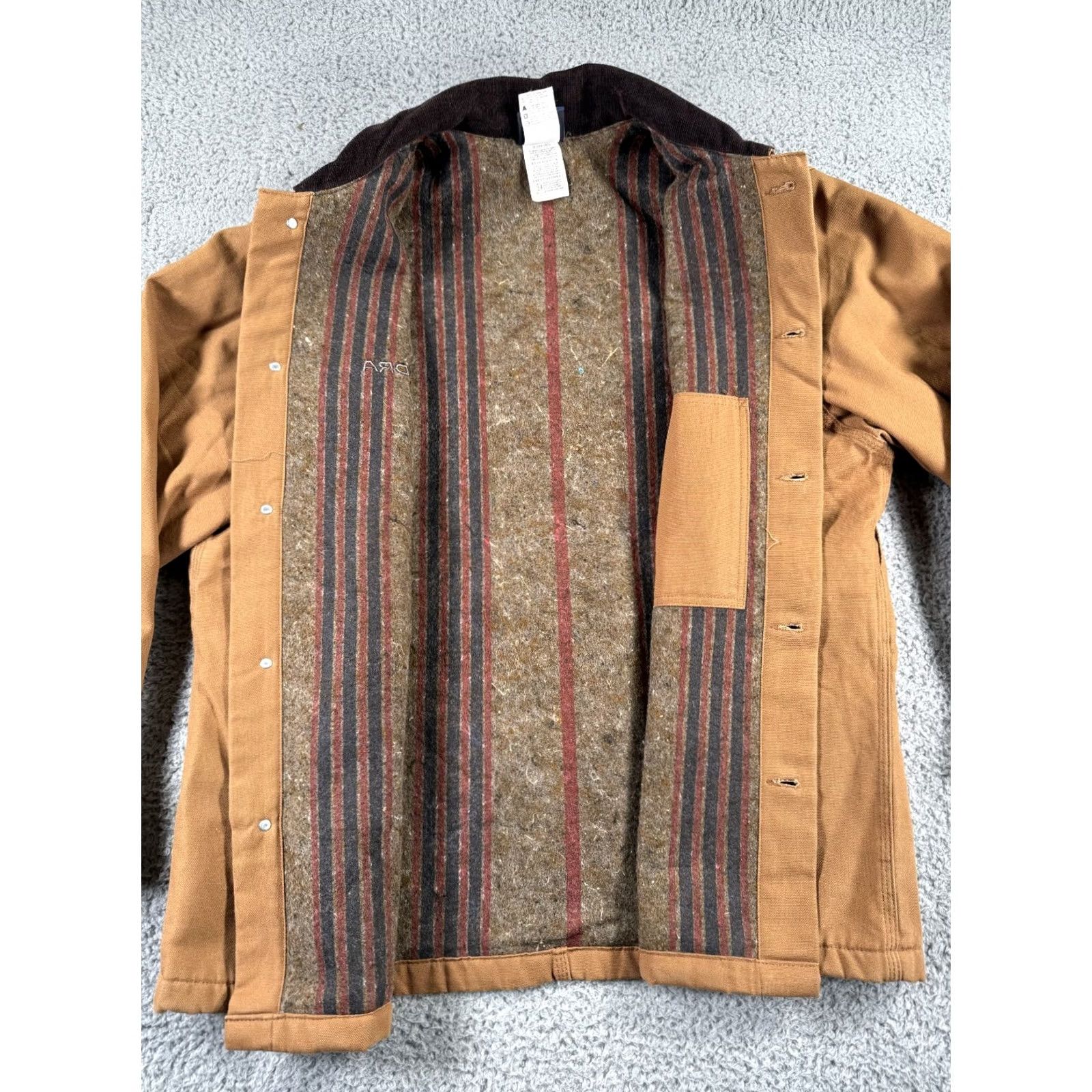 Dickies VTG Dickies Detroit Style Jacket Bomber Mens XL Brown Canvas Quilted Lined 90s Outdoor Workwear Size US XL / EU 56 / 4 - 6 Thumbnail