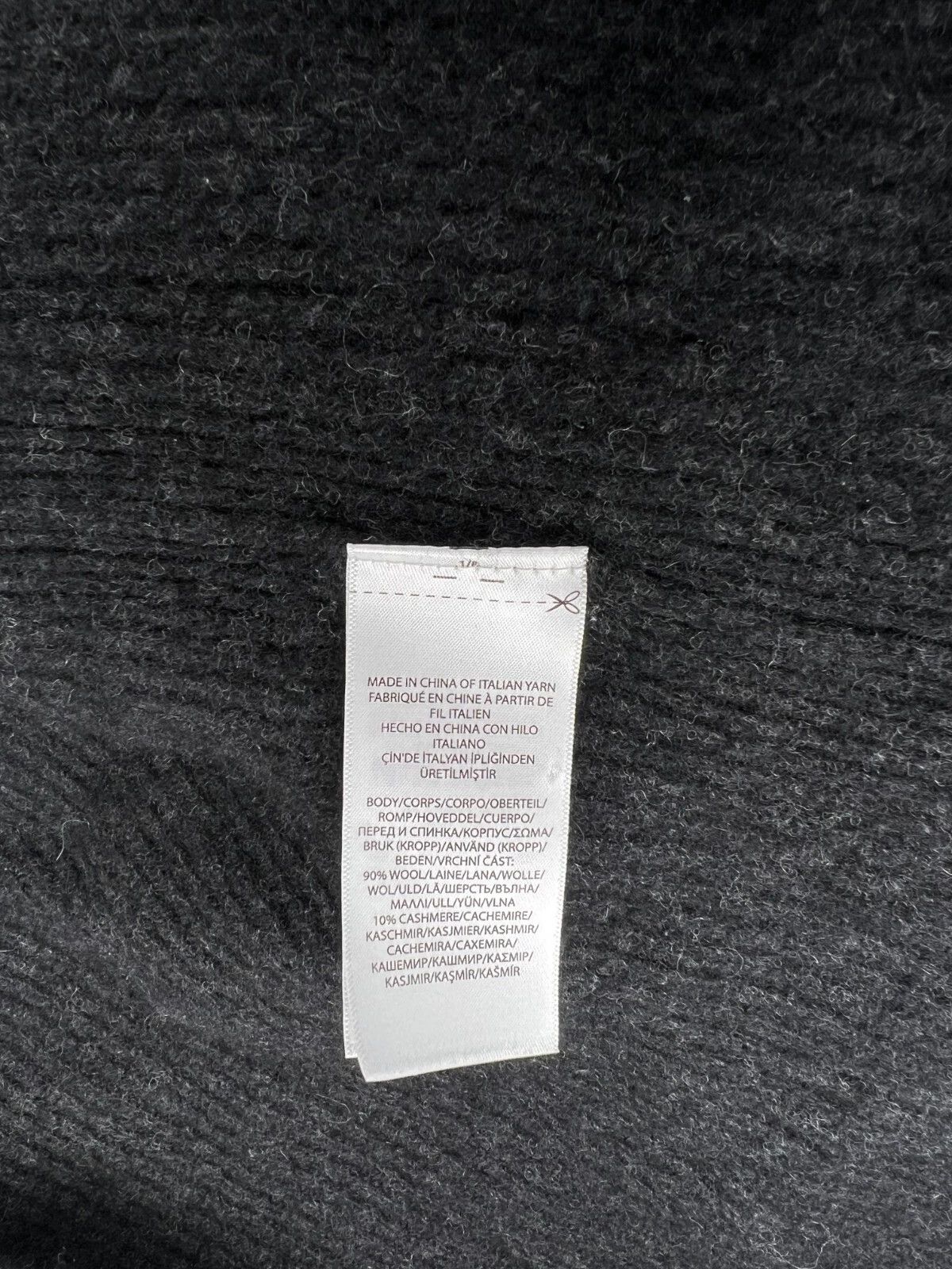 Polo Ralph Lauren Polo Ralph Lauren Long Open Dark Grey Cardigan Wool Cashmere Size S / US 4 / IT 40 - 9 Thumbnail