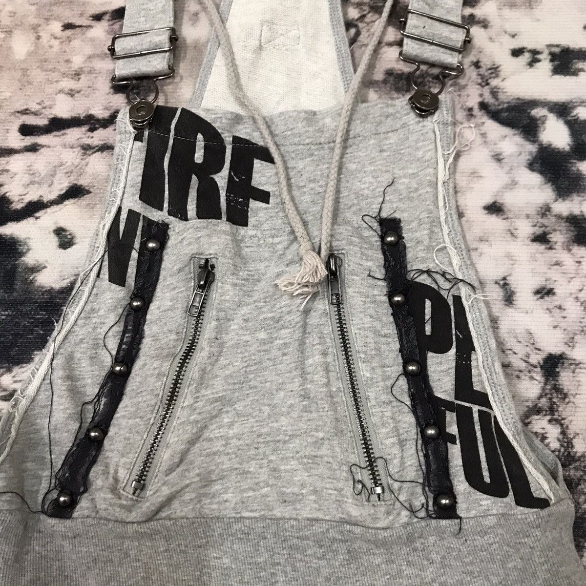 Japanese Brand Ghost of Halem Long Dress Punker Tank Top Hoodie Size XS / US 0-2 / IT 36-38 - 6 Thumbnail