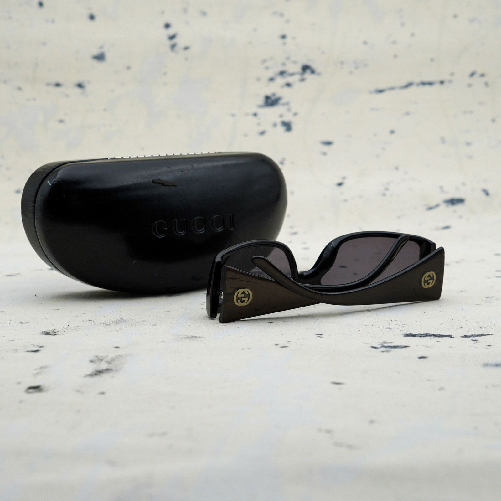 Gucci Vintage gucci gg 2493 rectangular dark lens logo sunglasses Size ONE SIZE - 7 Thumbnail