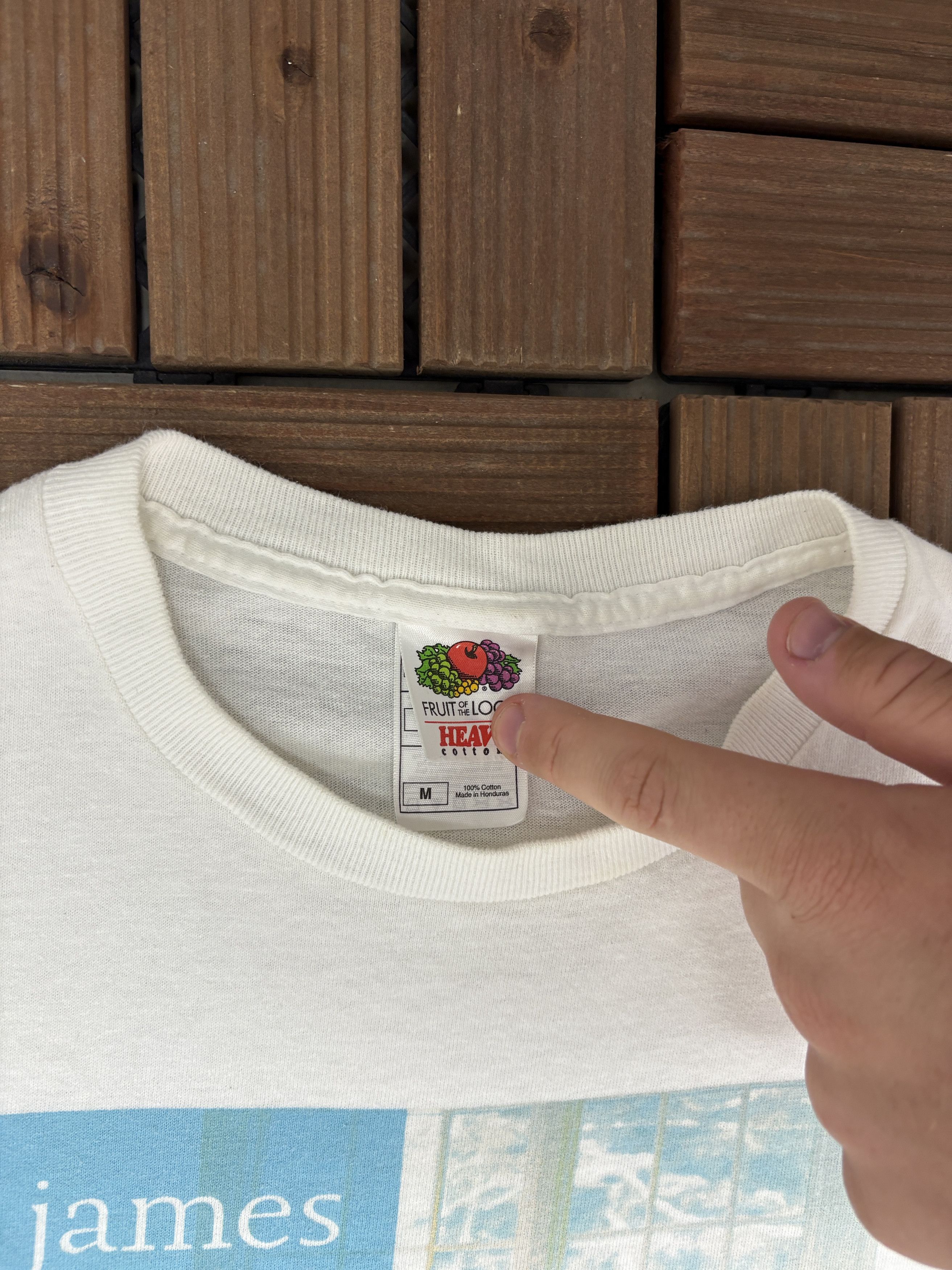 Vintage James Taylor Summer Tour 2005 Vintage White T-Shirt Tee Size US M / EU 48-50 / 2 - 6 Thumbnail