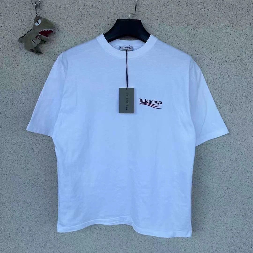Balenciaga Balenciaga white cola short sleeved shirt Size US S / EU 44-46 / 1 - 1 Thumbnail