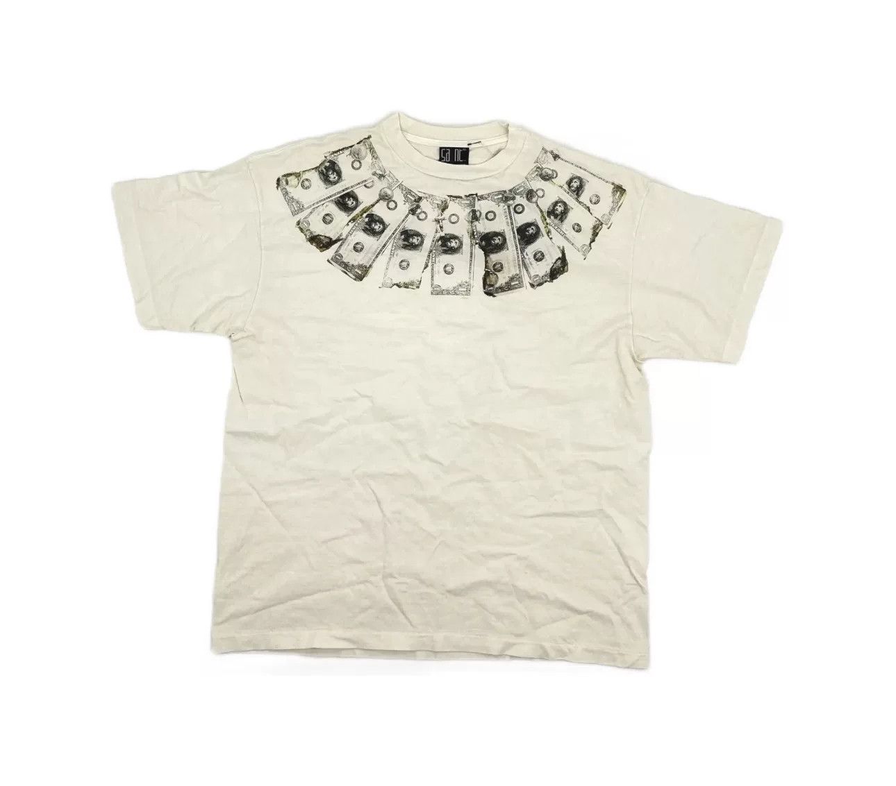 Saint Michael Saint Michael Washed White Short Sleeve Tee Size US XL / EU 56 / 4 - 1 Thumbnail