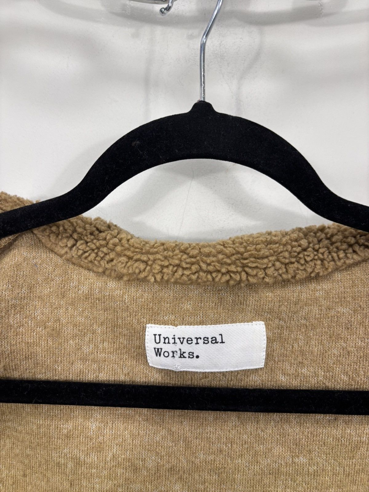 Universal Works Universal Works Lancaster Mountain Fleece Jacket Sand Unisex Size US S / EU 44-46 / 1 - 11 Thumbnail