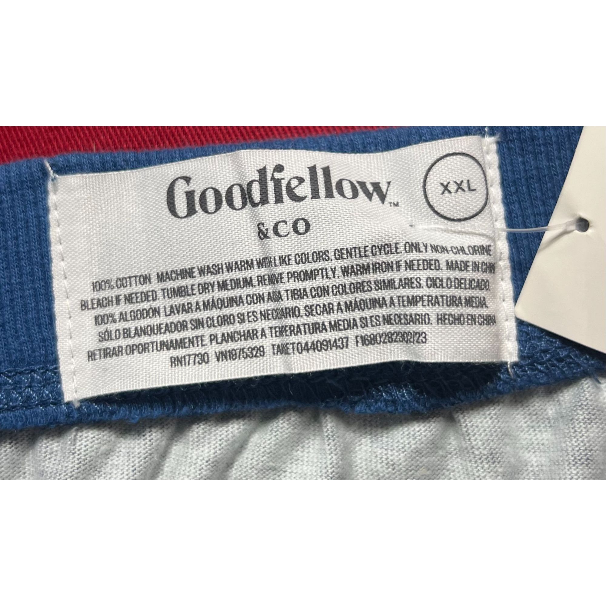 Other Goodfellow - Men's Plaid Pajama Pants - Blue - XXL Size ONE SIZE - 10 Thumbnail