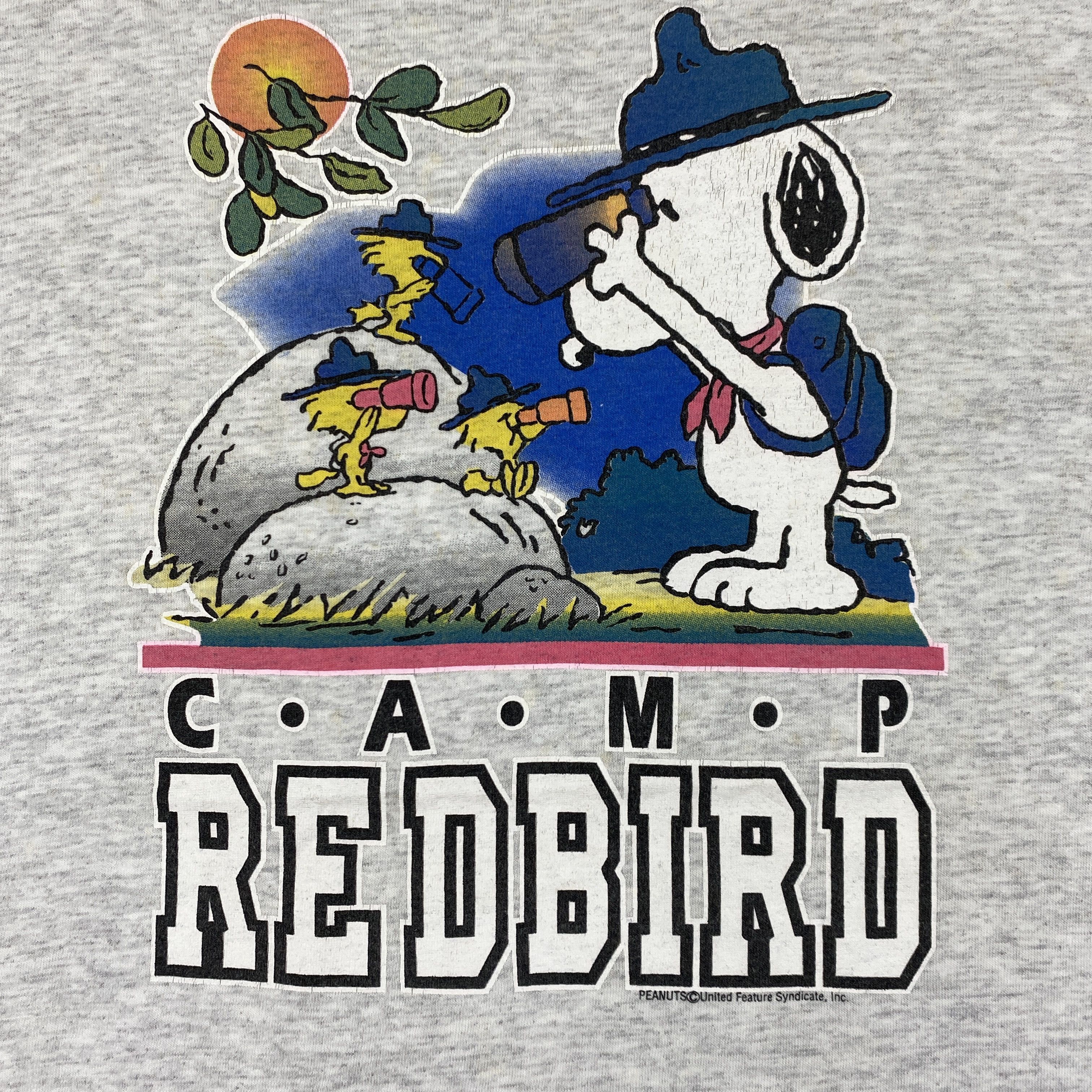 Cartoon Network Vintage Peanut Camp Redbird Large T Shirt -B023 Size US L / EU 52-54 / 3 - 3 Thumbnail