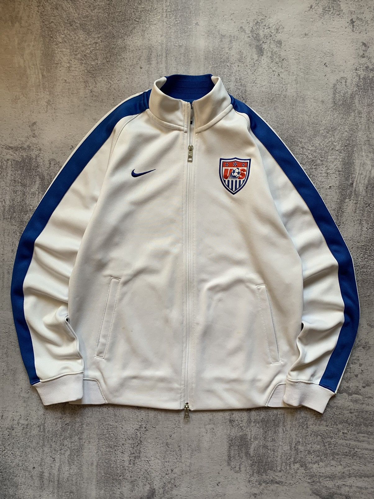Nike USA National Soccer Team Nike Full Zip Track Jacket Size US M / EU 48-50 / 2 - 3 Thumbnail