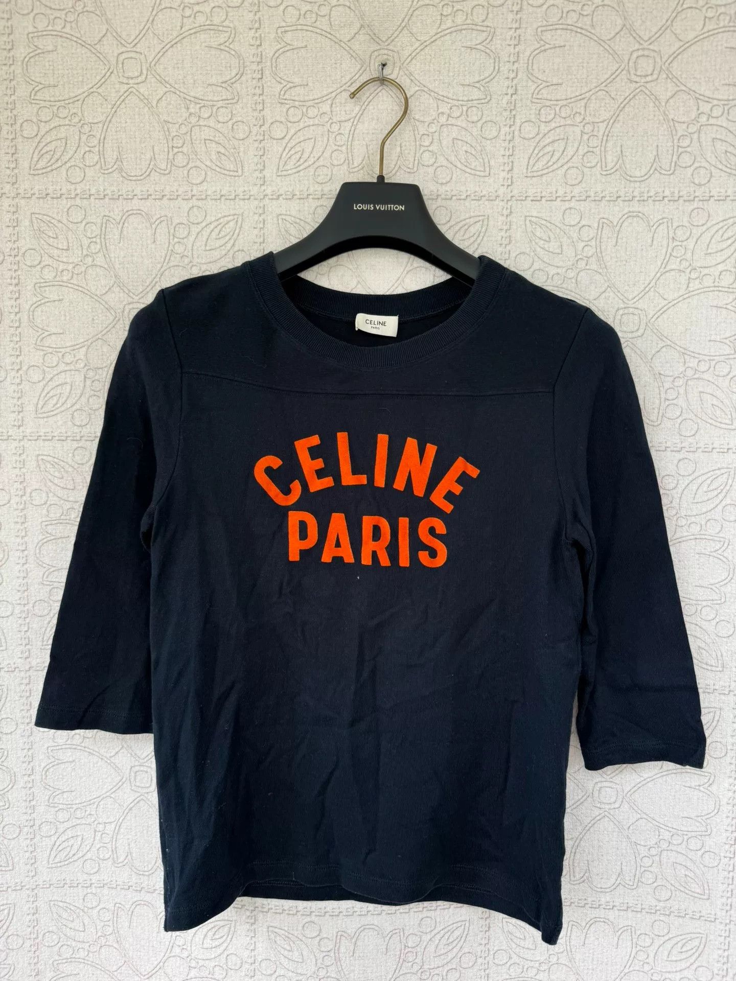 Celine Celine Knit Sweater with Logo, Size S Size S / US 4 / IT 40 - 1 Thumbnail