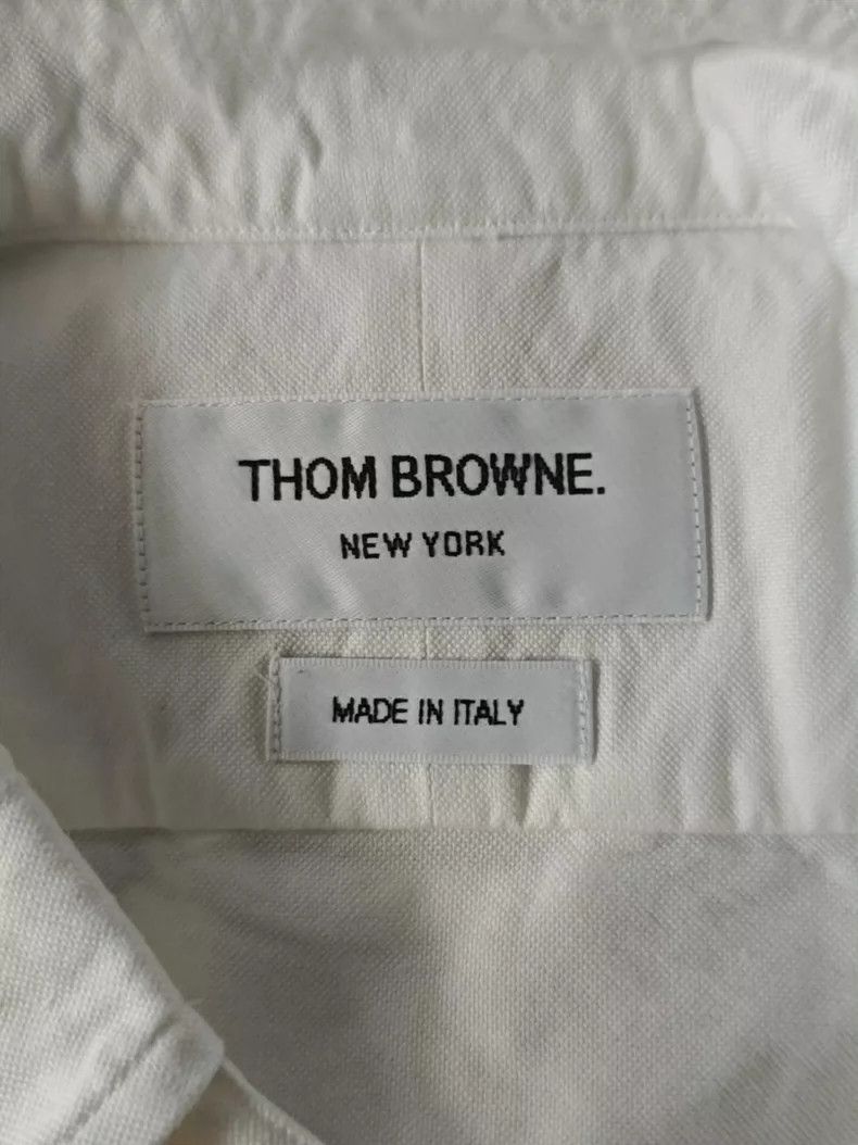Thom Browne Thom Browne collar striped shirt Size L / US 10 / IT 46 - 3 Thumbnail