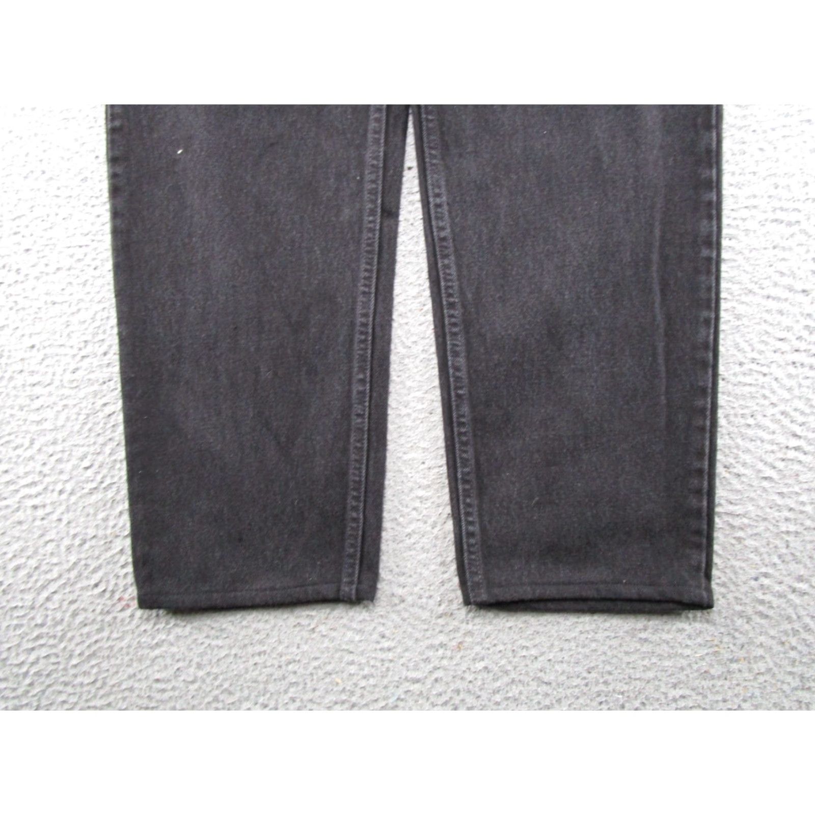 Levi's VINTAGE Levis 550 Orange Tab Relaxed Fit Tapered Leg Black Jeans Tag 36x32 READ Size US 36 / EU 52 - 6 Thumbnail