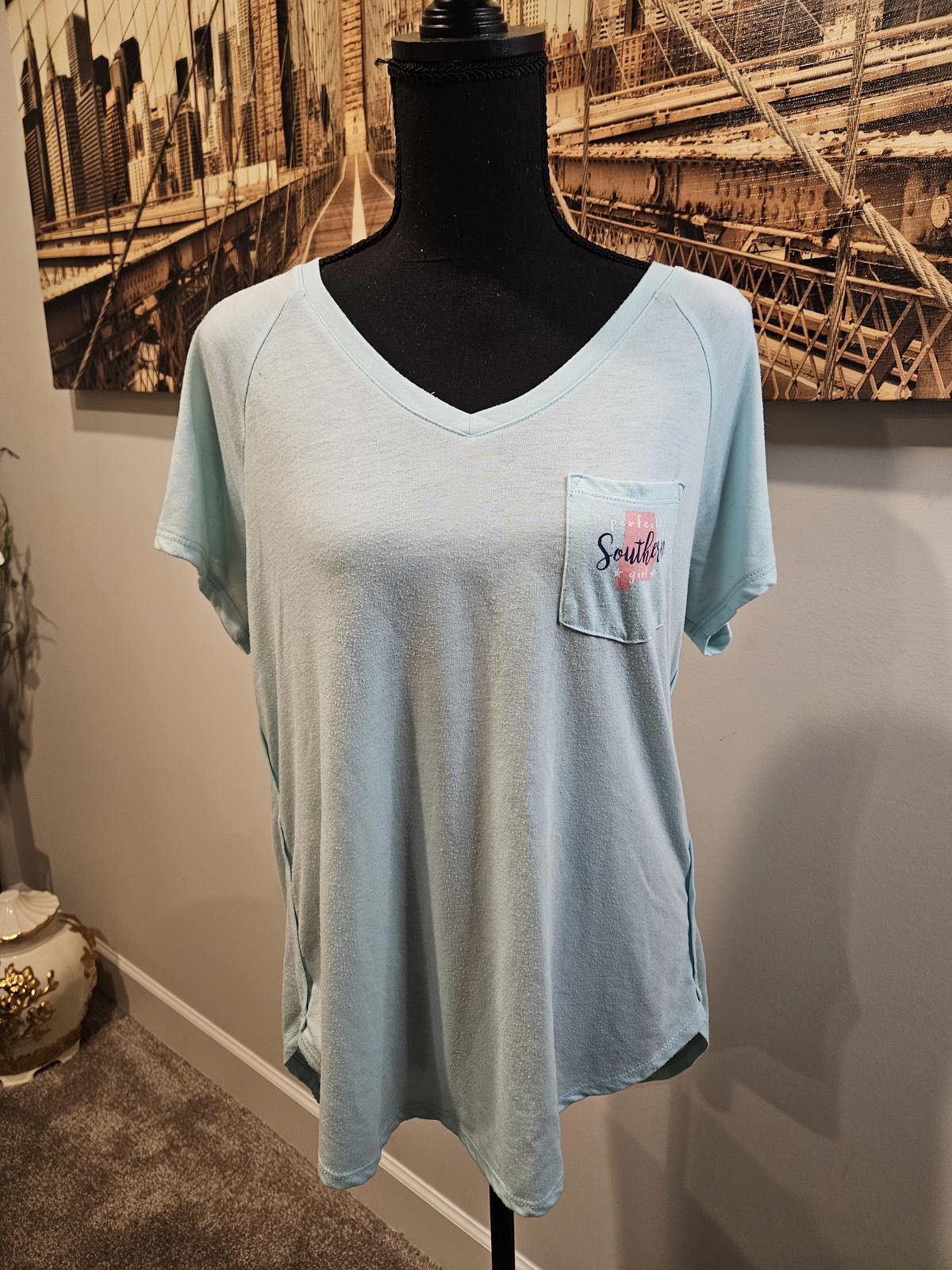 Designer Red Camel Southern Pride Tee -Perfectly Southern Girl #178 Size XL / US 12-14 / IT 48-50 - 2 Thumbnail