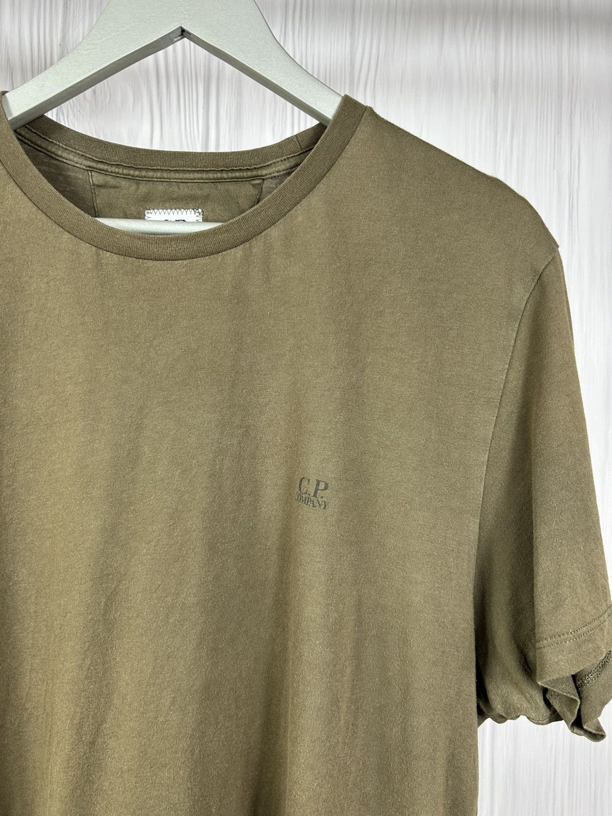 C.P. Company C.P. Company Logo Green Olive T-Shirt Size XL Size US XL / EU 56 / 4 - 5 Thumbnail