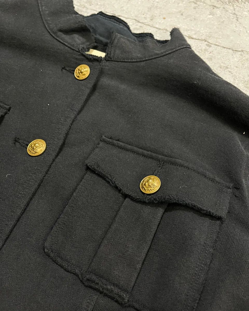 Polo Ralph Lauren 2010s Ralph Lauren Officer Gold Buttoned Multi Pockets Black Jacket Size S / US 4 / IT 40 - 7 Thumbnail