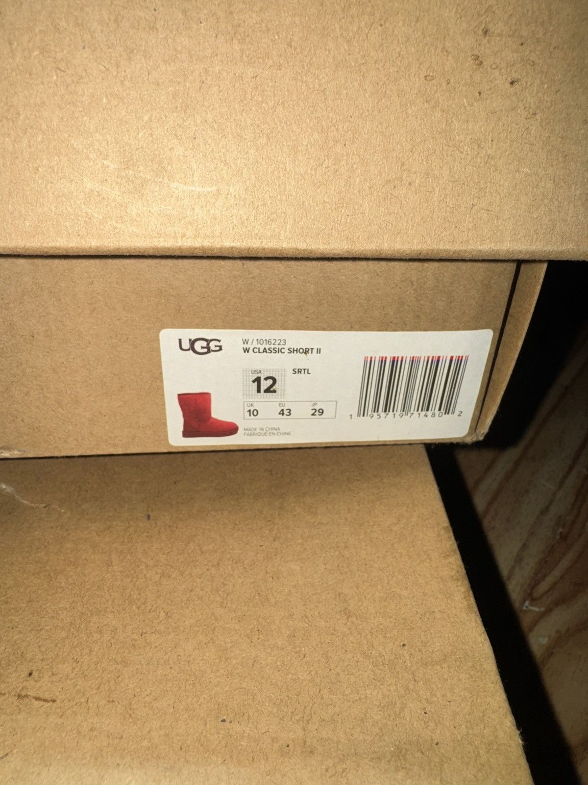 Ugg Ugg Boots Red Size 12 Size US 12 / IT 42 - 1 Thumbnail