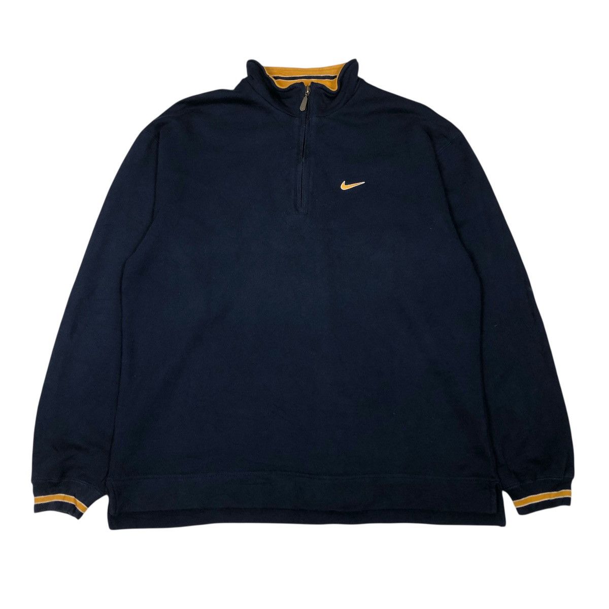 Nike 📌Half Zipper Collar Sweater Nike Small Swoosh Size US M / EU 48-50 / 2 - 1 Thumbnail