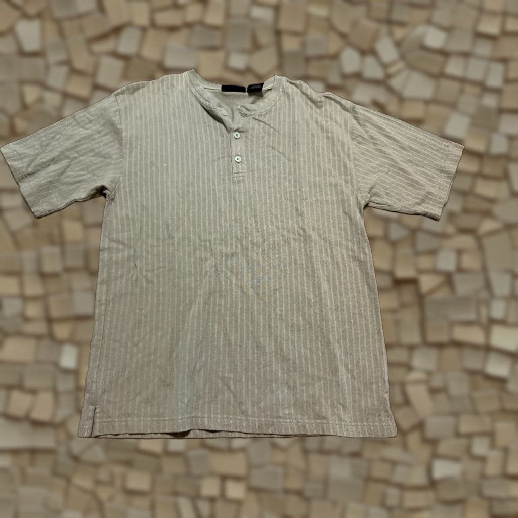 Faded Glory Faded Glory Polo Shirt Mens Medium Green Short Sleeve 1/4 Button Casual Golf Easy Care Modern Vintage: No Size US M / EU 48-50 / 2 - 1 Thumbnail