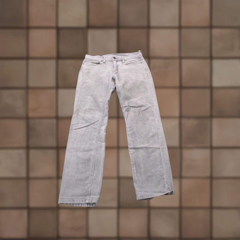 Marine Layer Marine Layer Pants Mens 32 X 30 Gray Corduroy Cambridge Cord Casual Stretch Size US 30 / EU 46 - 1 Thumbnail