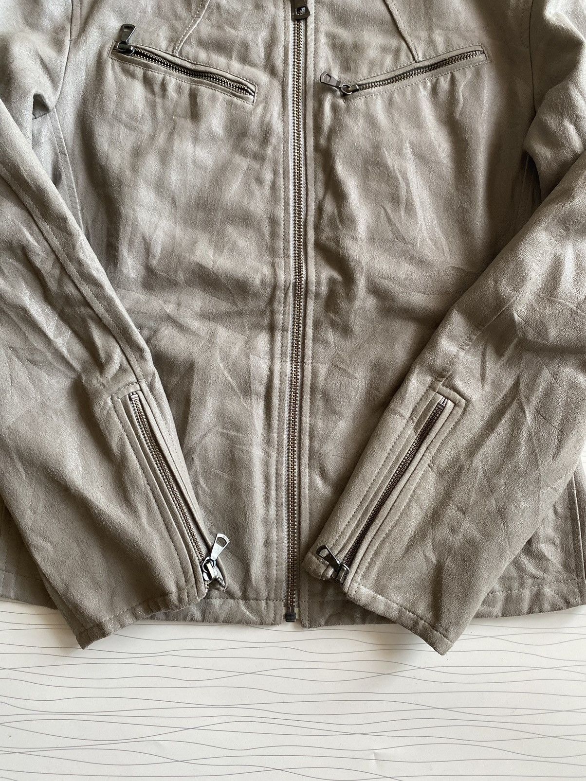 14th Addiction × Japanese Brand × Uniqlo Vintage Neo Leather Motorcyle Jacket Size US M / EU 48-50 / 2 - 10 Thumbnail