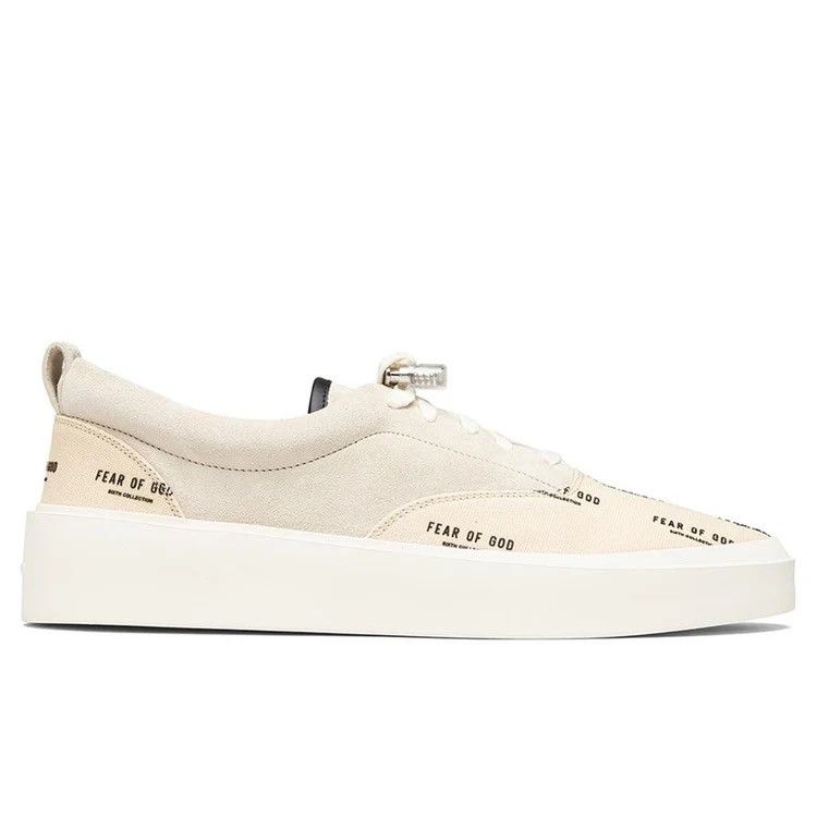 Fear of God Sixth Collection 101 Lace Up Sneakers Bone/Cream Size US 12 / EU 45 - 12 Thumbnail