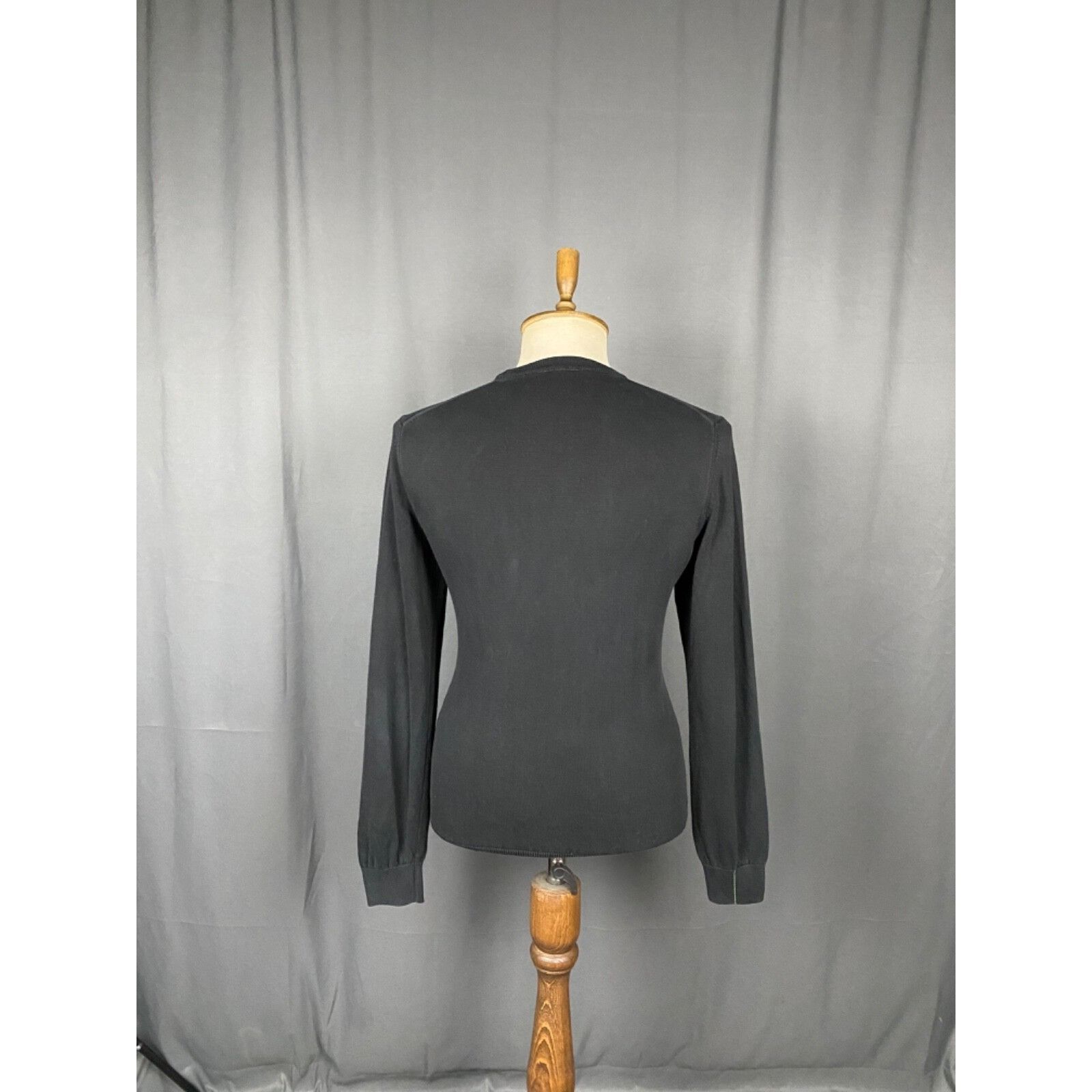 Lacoste Lacoste Small Logo Men's Black Crewneck Sweater Size S Size US S / EU 44-46 / 1 - 7 Thumbnail