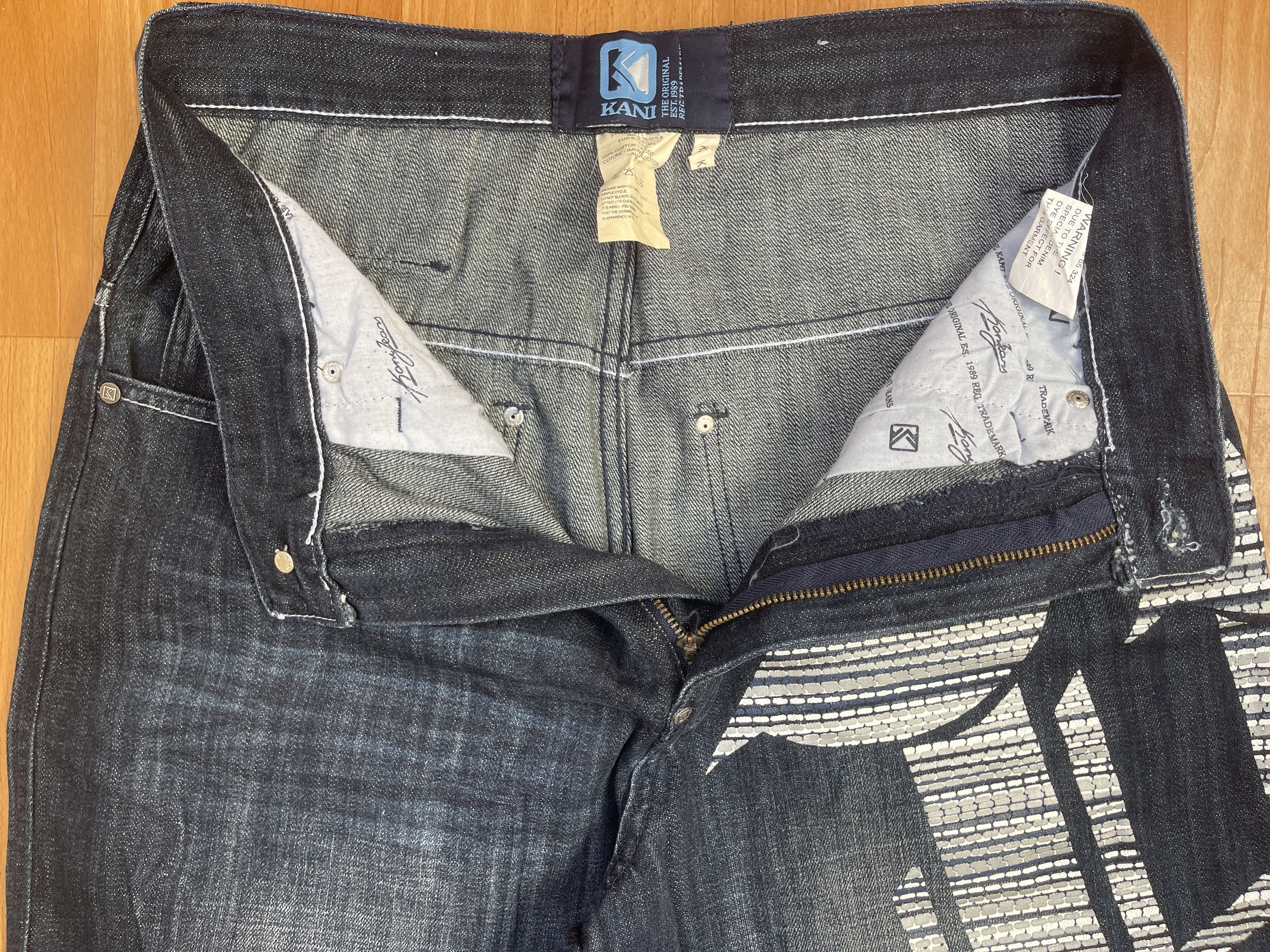 Karl Kani KARL KANI jeans, baggy, vintage Kani jeans, 90s hip hop W 32 Size US 32 / EU 48 - 10 Thumbnail