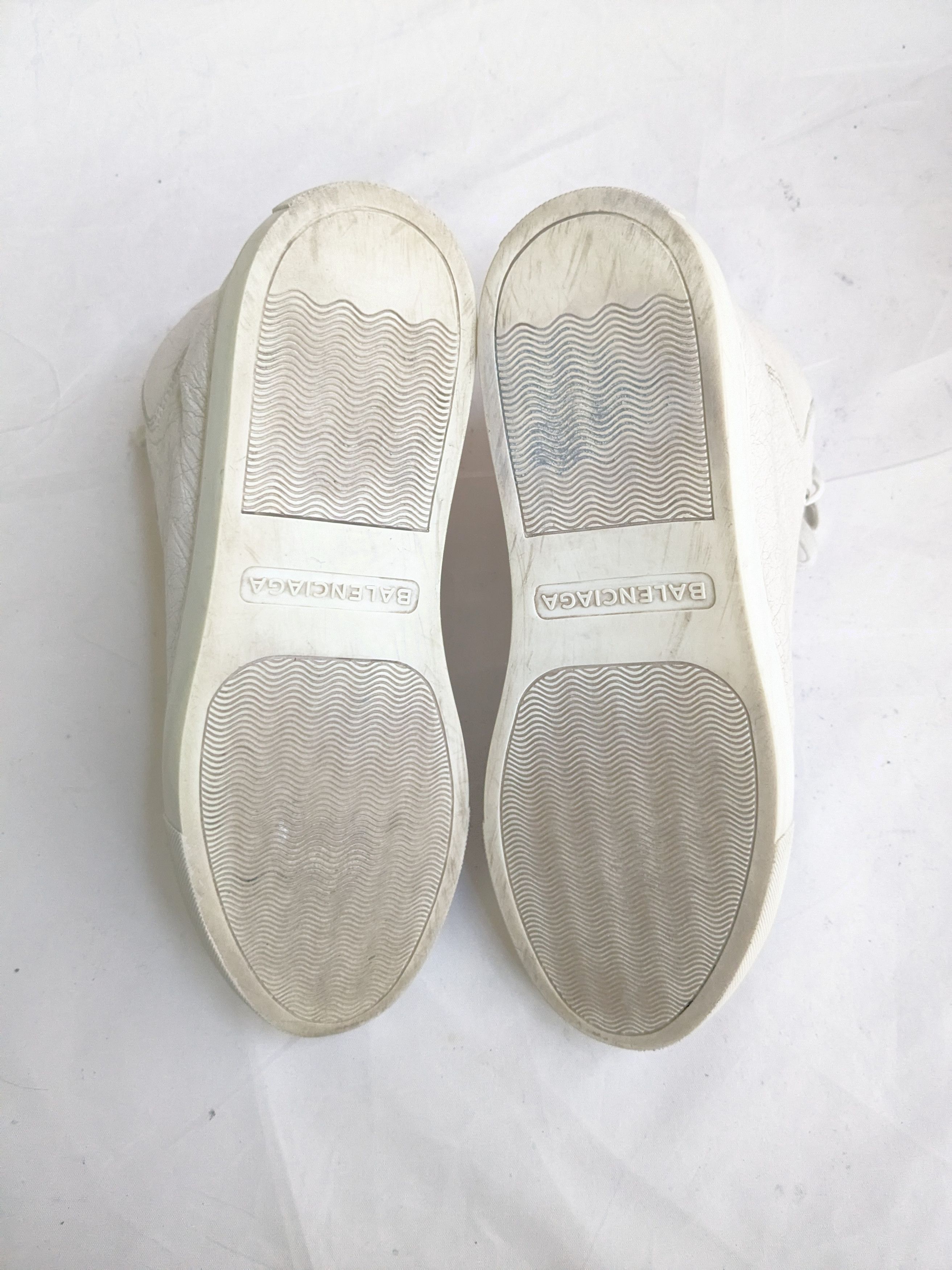 Balenciaga Balenciaga Arena White 7 Leather High Tops Lace Up Size US 7 / EU 40 - 14 Thumbnail