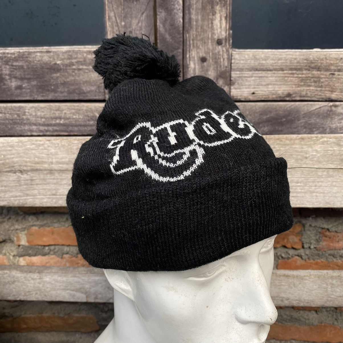If Six Was Nine × Japanese Brand × Le Grande Bleu (L.G.B.) RUDE ROCK POM BEANIE HATS Size ONE SIZE - 3 Thumbnail