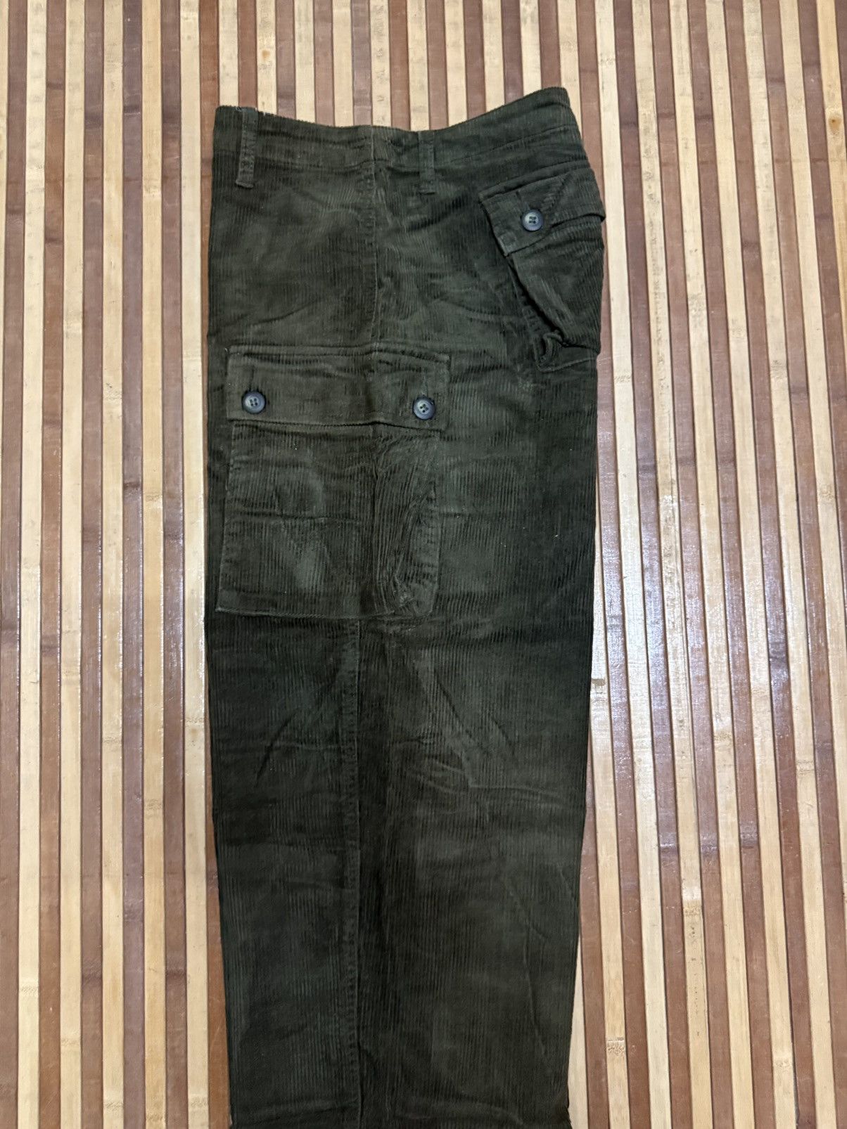 Japanese Brand African Beat Club Corduroy Cargo Pants / Monkey Pants Size US 28 / EU 44 - 11 Thumbnail