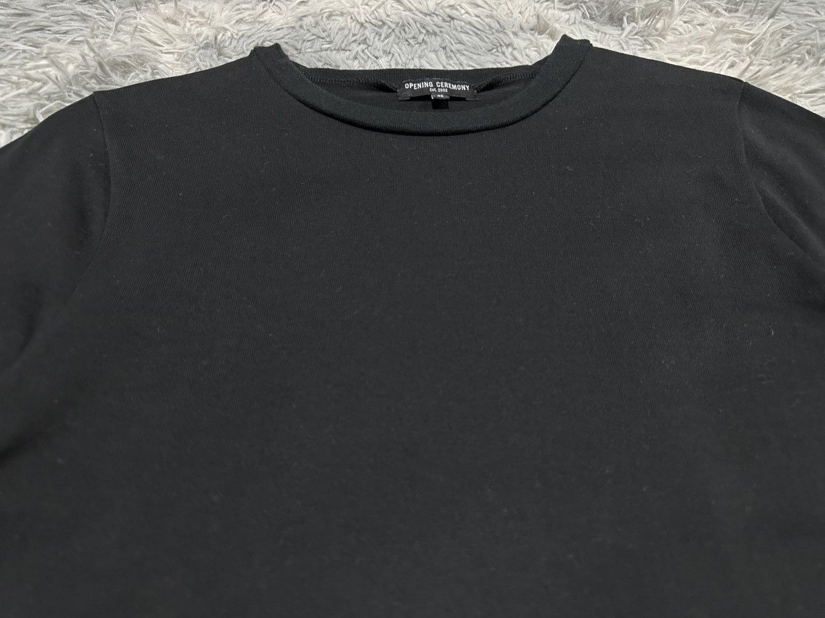 Opening Ceremony 🔥Y2K Opening Ceremony Black Cropped Shirt Eyelet Ribbons Size US S / EU 44-46 / 1 - 3 Thumbnail