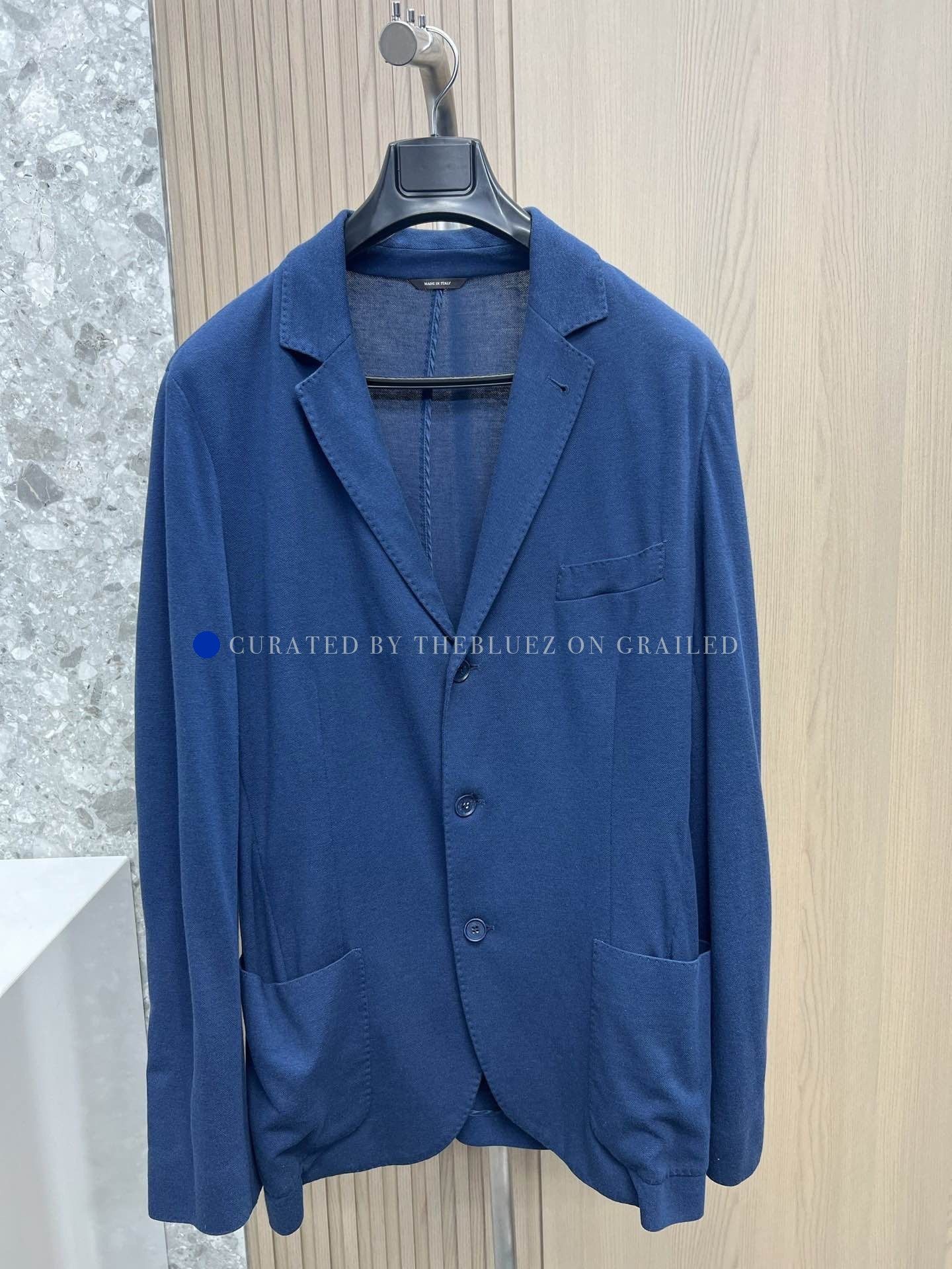 Loro Piana Blue Lightweight Blazer-Style Jacket Size US M / EU 48-50 / 2 - 1 Thumbnail