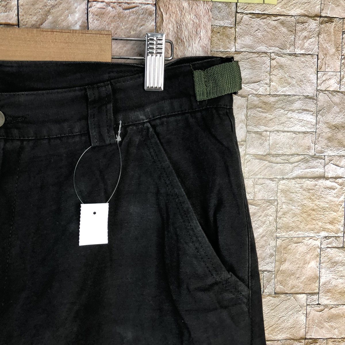 Japanese Brand ZMJ Black Cargo utility tactical Multipocket Pants #A986 Size US 34 / EU 50 - 8 Thumbnail