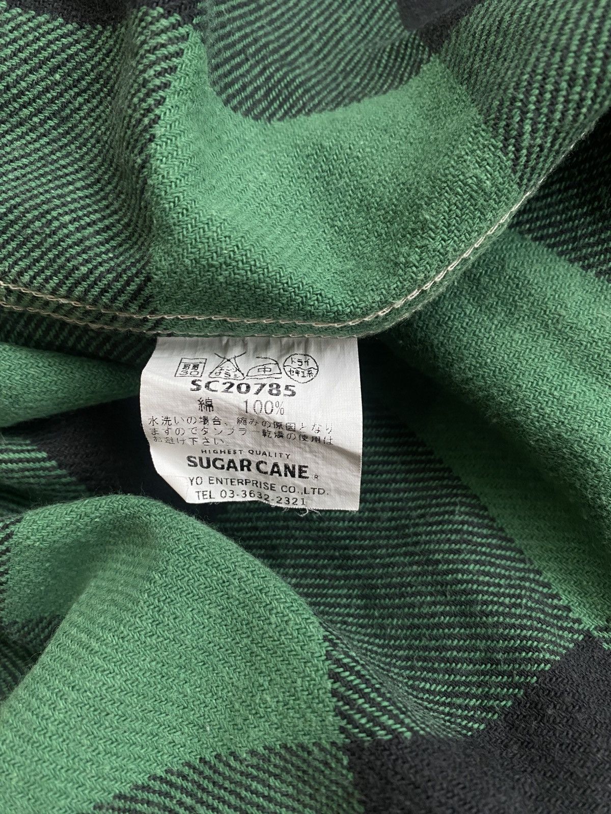 Sugar Cane Vintage Sugarcane Plaid Tartan Flannel Lumberjack Shirt Size US S / EU 44-46 / 1 - 6 Thumbnail