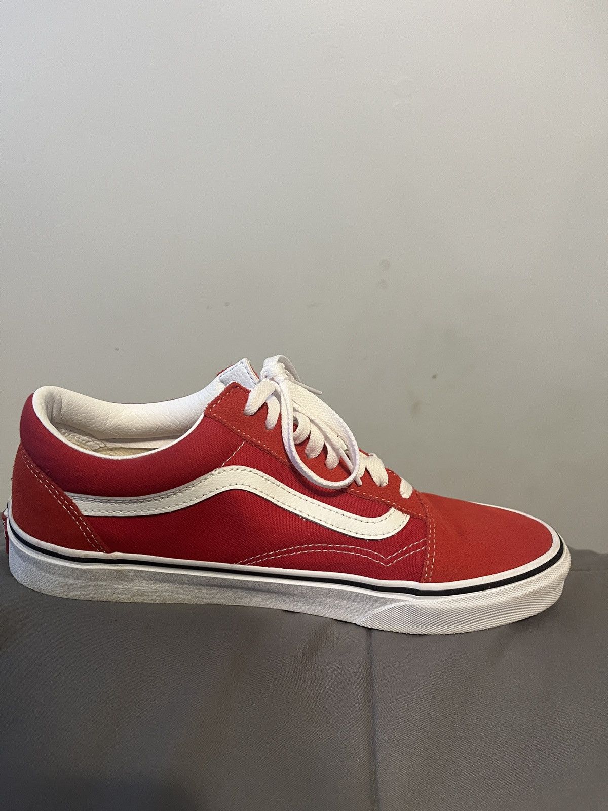 Vans Red Old Skool Vans Size US 9.5 / EU 42-43 - 6 Thumbnail