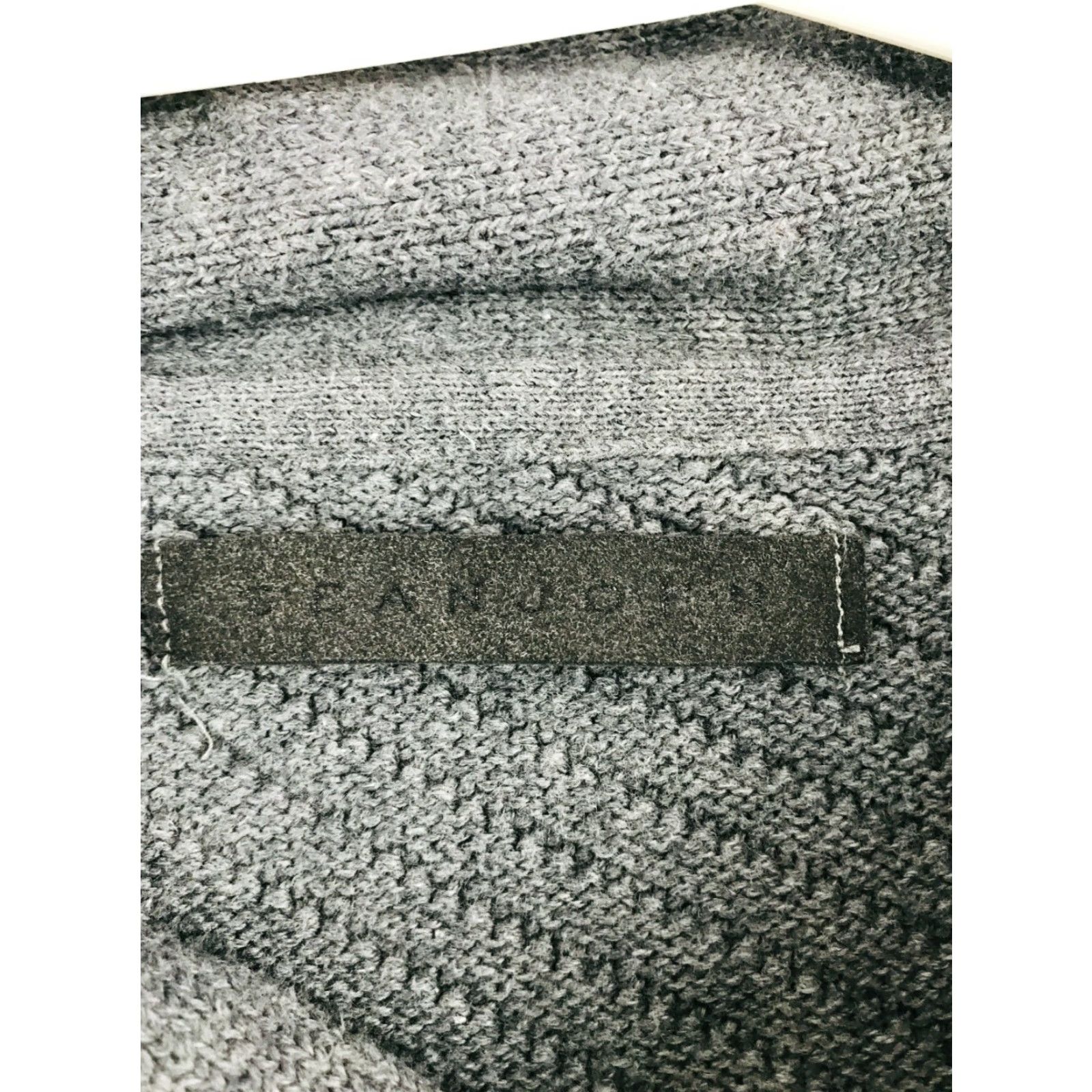 Sean John Sean John Sweater Women's Size Large Gray Cable-Knit Rib Shawl Neck Pullover Size L / US 10 / IT 46 - 5 Thumbnail