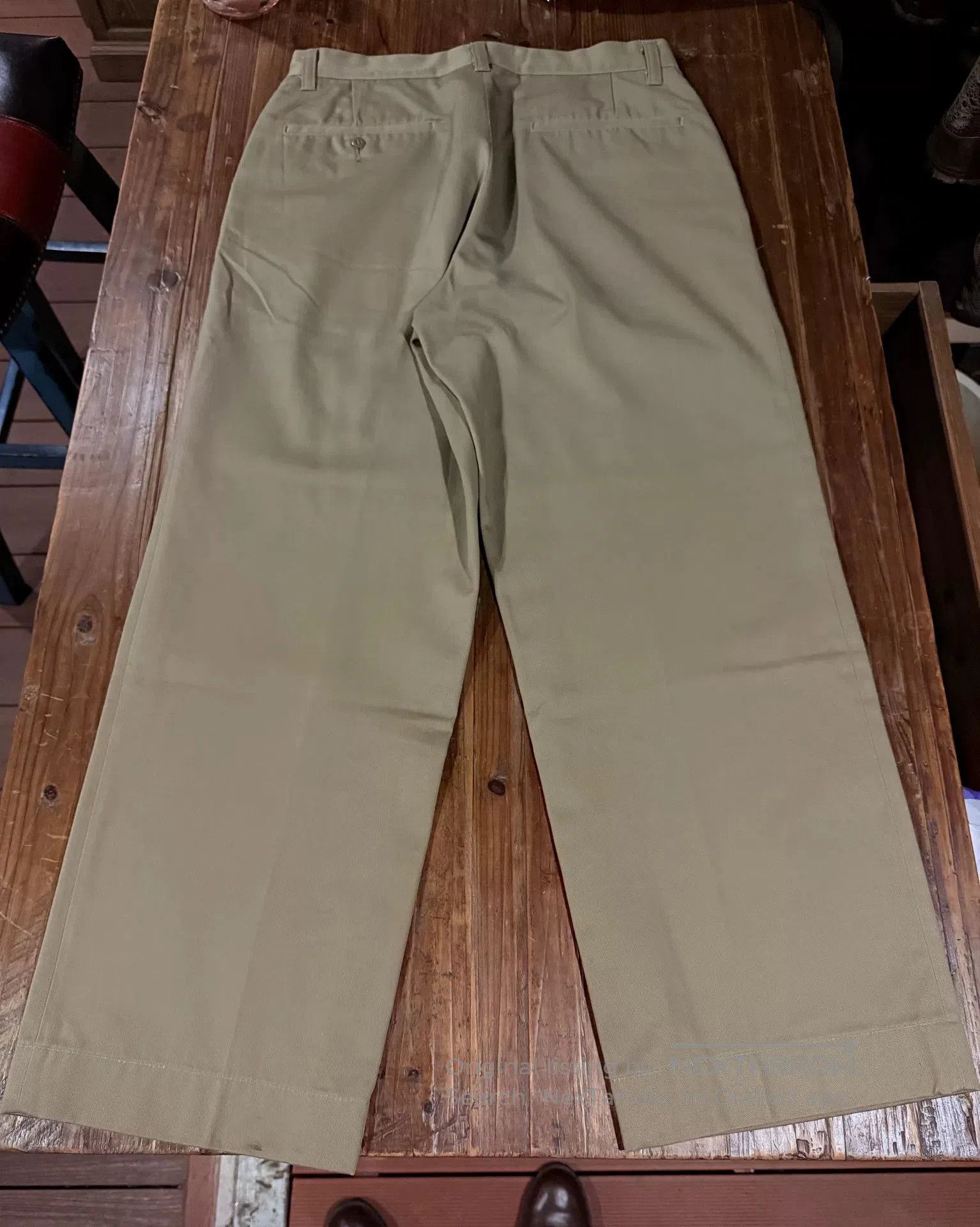 At Last & Co ATLAST & CO Khaki Casual Pants. Size US 34 / EU 50 - 2 Thumbnail