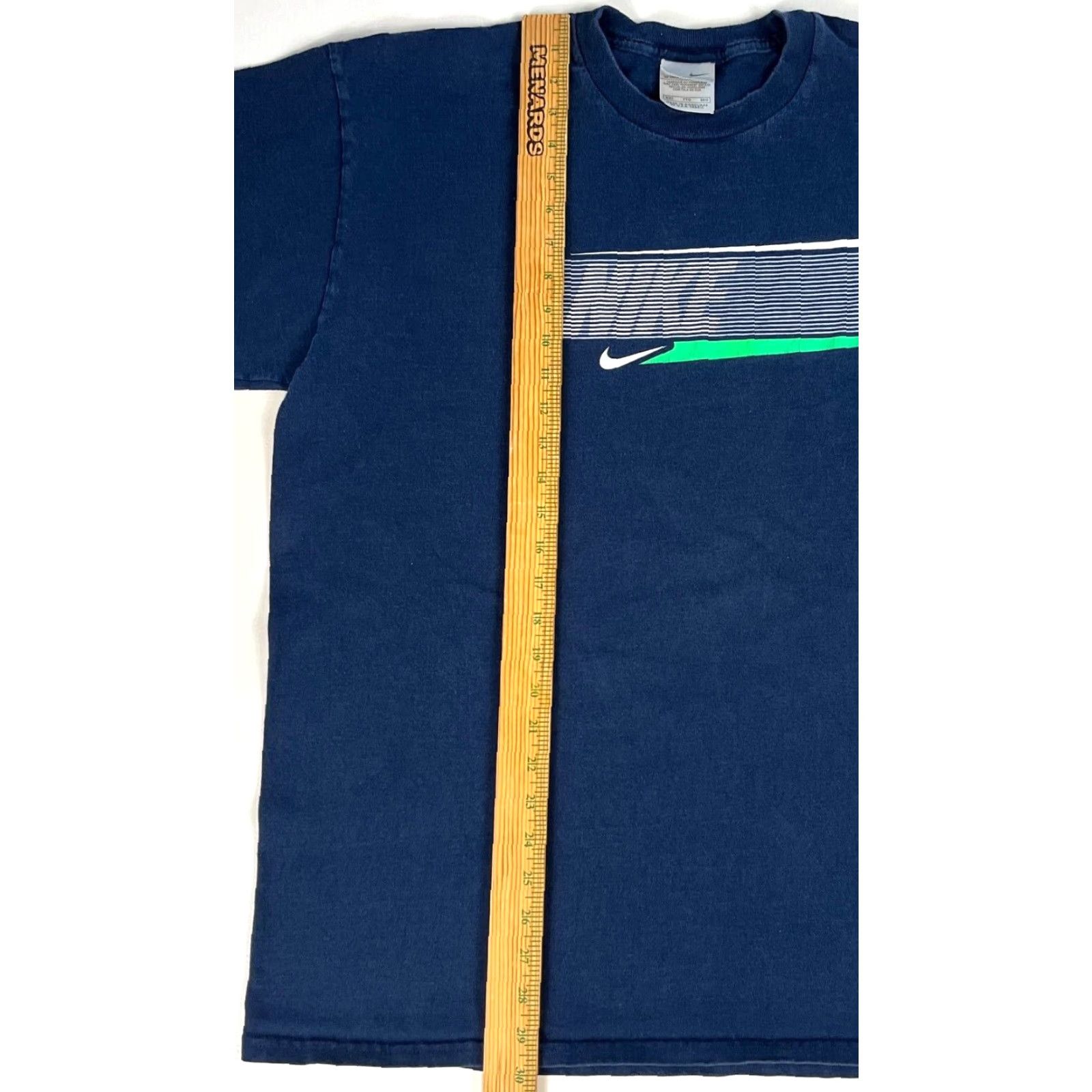 Nike VINTAGE Nike Logo T-Shirt Mens 2XL Navy Short Sleeve Crew Neck Cotton 2006 90s Sports Classic Logo Men's Vintage 2000s Clothing Shirt Size US XXL / EU 58 / 5 - 7 Thumbnail