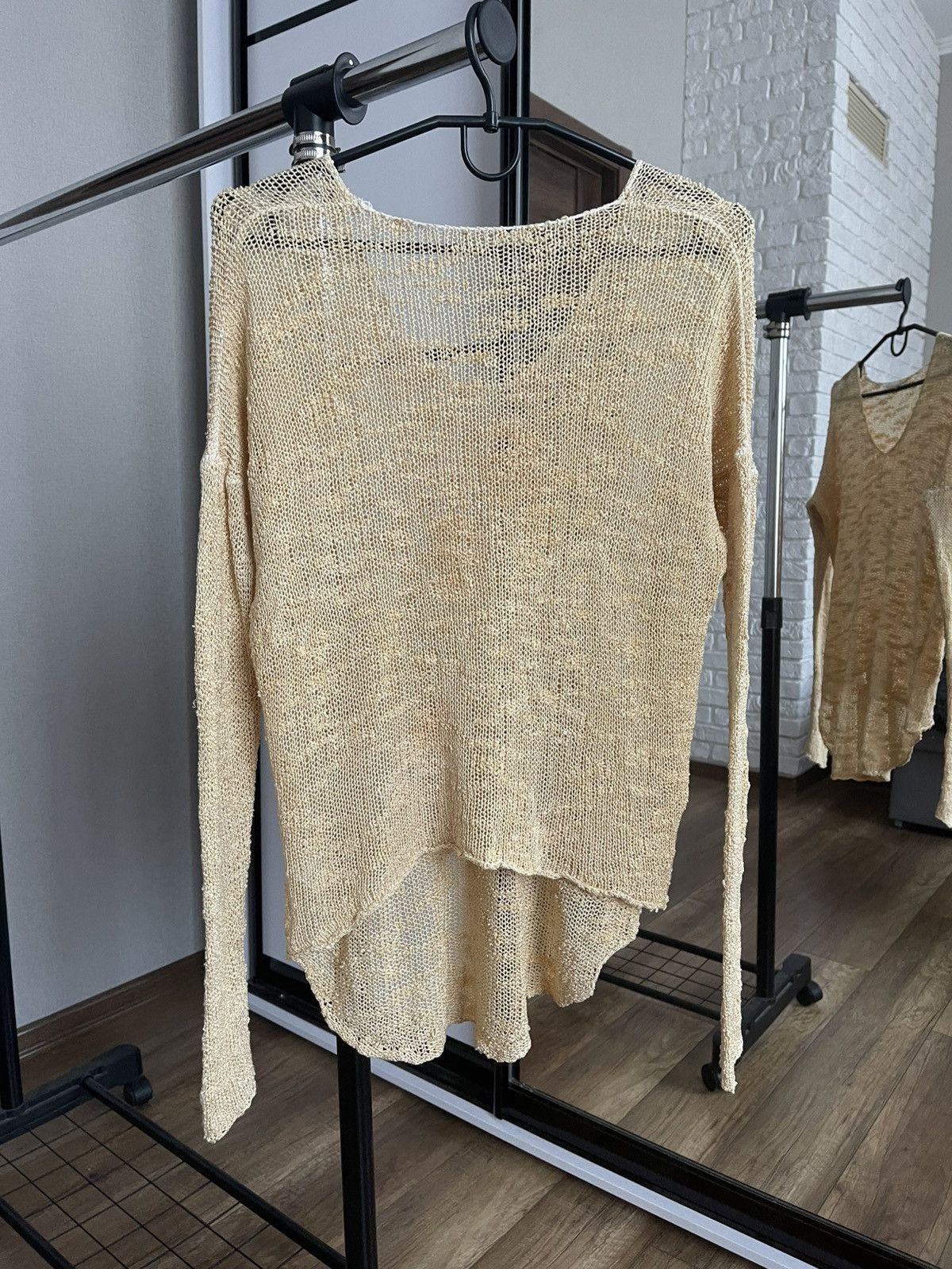 Helmut Lang Helmut Lang Silk Pullover Sweater Asymmetrical Size US S / EU 44-46 / 1 - 5 Thumbnail