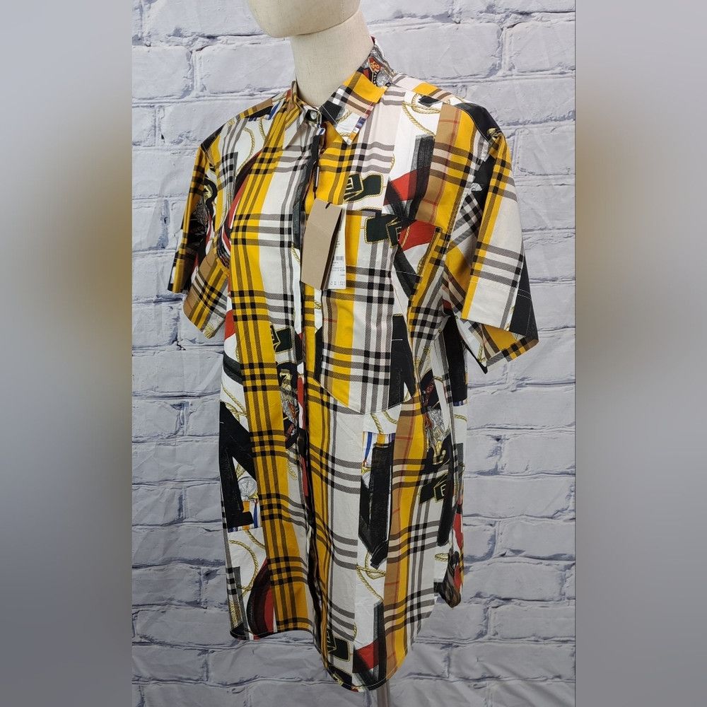 Burberry NWT Burberry Women's Shirt Button Up Dress Shirt Check Fie Size M / US 6-8 / IT 42-44 - 6 Thumbnail
