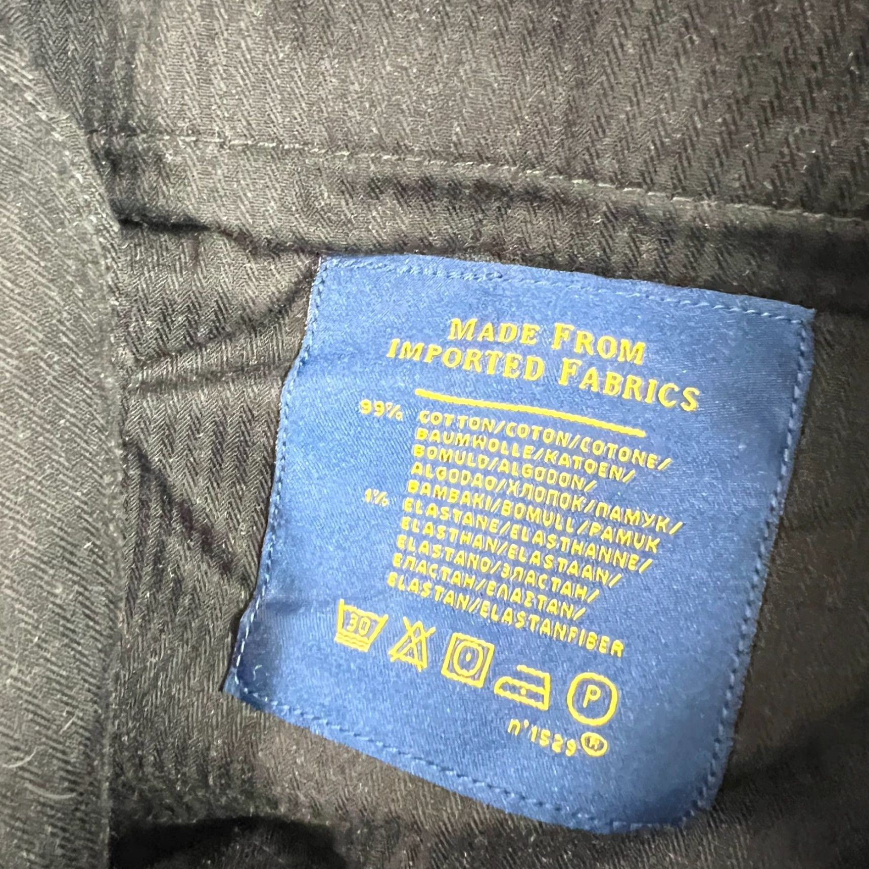 Polo Ralph Lauren VINTAGE Polo Ralph Lauren Pants Mens 38x30 Corduroy Straight Classic Fit Black 90s Size US M / EU 48-50 / 2 - 7 Thumbnail