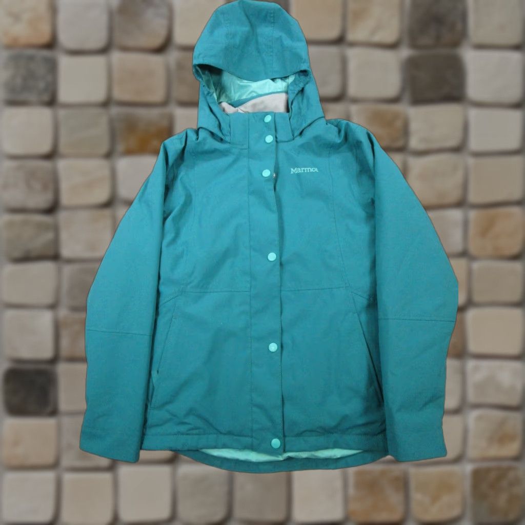 Marmot VINTAGE is not applicable; Marmot Jacket Womens Large Blue Insulated Full Zip Size L / US 10 / IT 46 - 1 Thumbnail