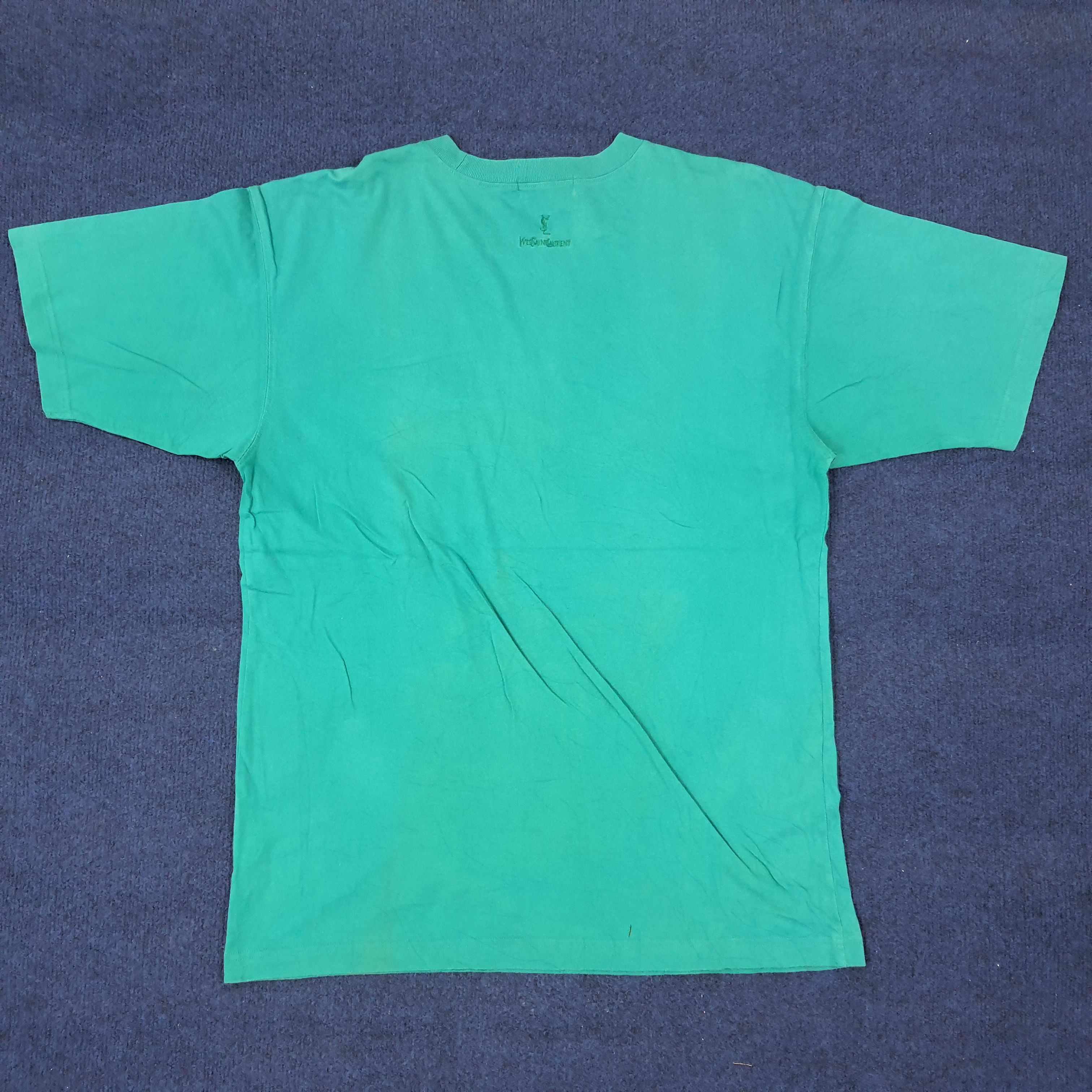 Yves Saint Laurent Vintage Yves Saint Laurent YSL Tshirt C239N21 Size US L / EU 52-54 / 3 - 3 Thumbnail