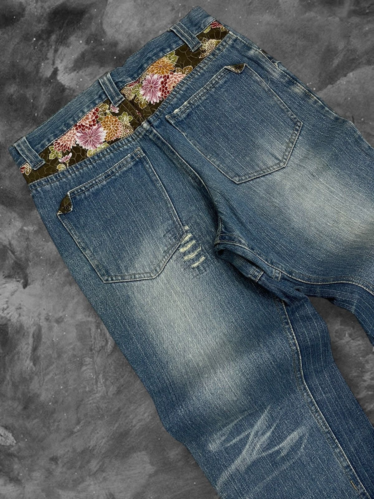 Hysteric Glamour Vintage Icon Designer Japan GuruGumu Traditional Denim Style Size US 30 / EU 46 - 15 Thumbnail