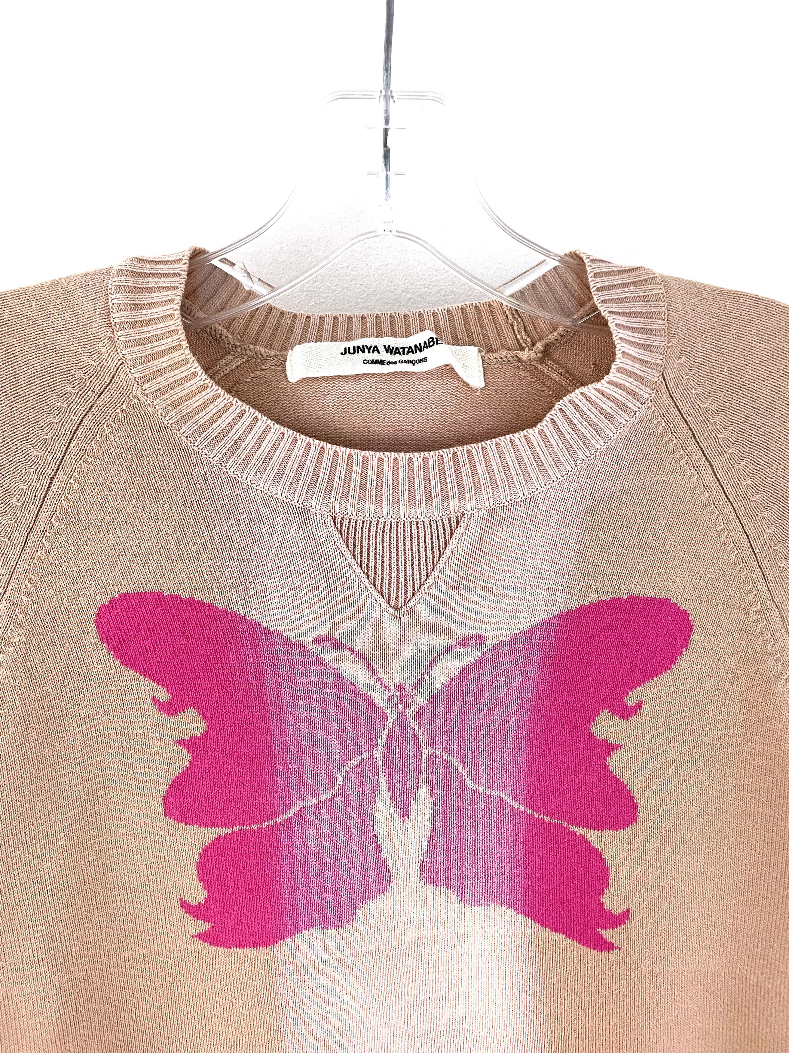 Junya Watanabe 2001 Butterfly Knit Sweater Size S / US 4 / IT 40 - 4 Thumbnail